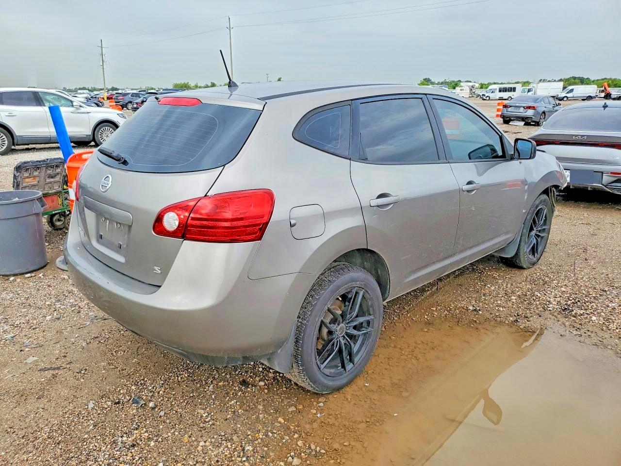 2008 Nissan Rogue S Gray vin: JN8AS58T68W013598