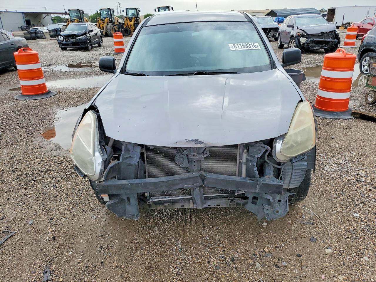 2008 Nissan Rogue S Gray vin: JN8AS58T68W013598