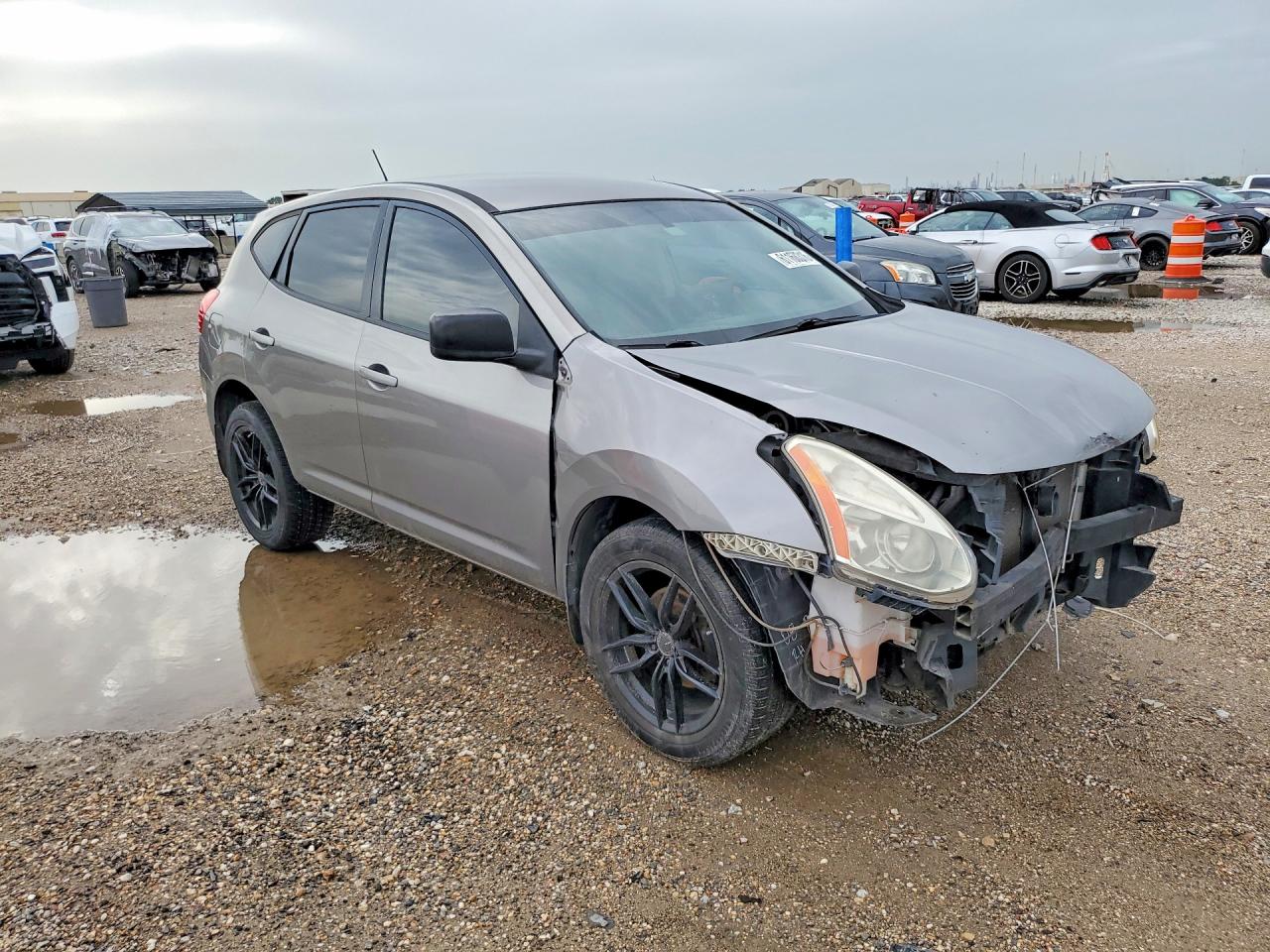 2008 Nissan Rogue S Gray vin: JN8AS58T68W013598