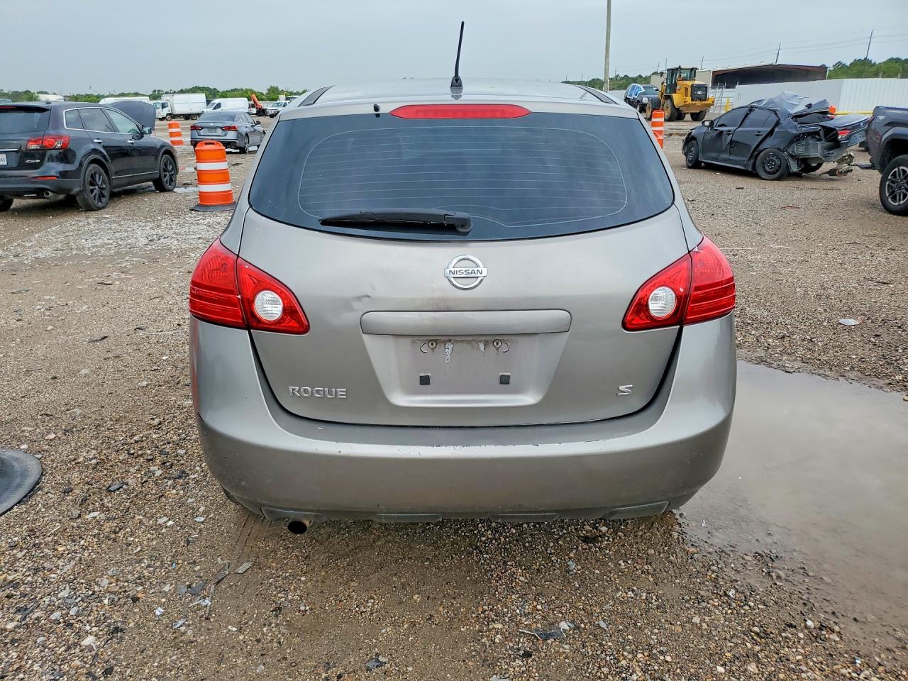 2008 Nissan Rogue S Gray vin: JN8AS58T68W013598