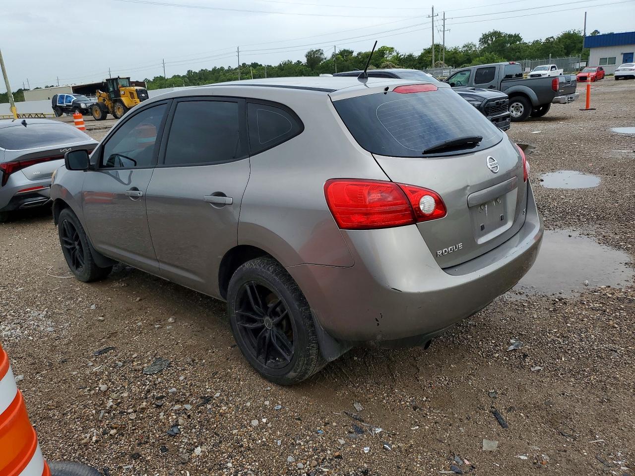 2008 Nissan Rogue S Gray vin: JN8AS58T68W013598