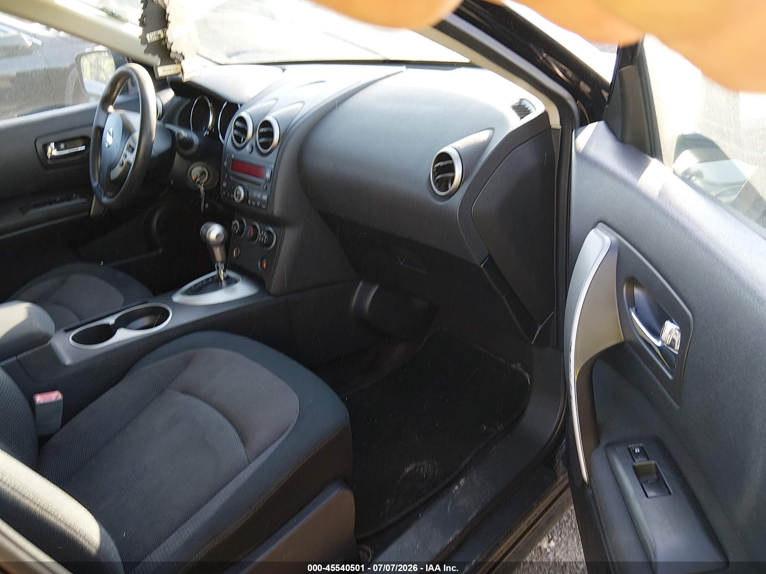2008 Nissan Rogue Sl Black vin: JN8AS58T68W016288
