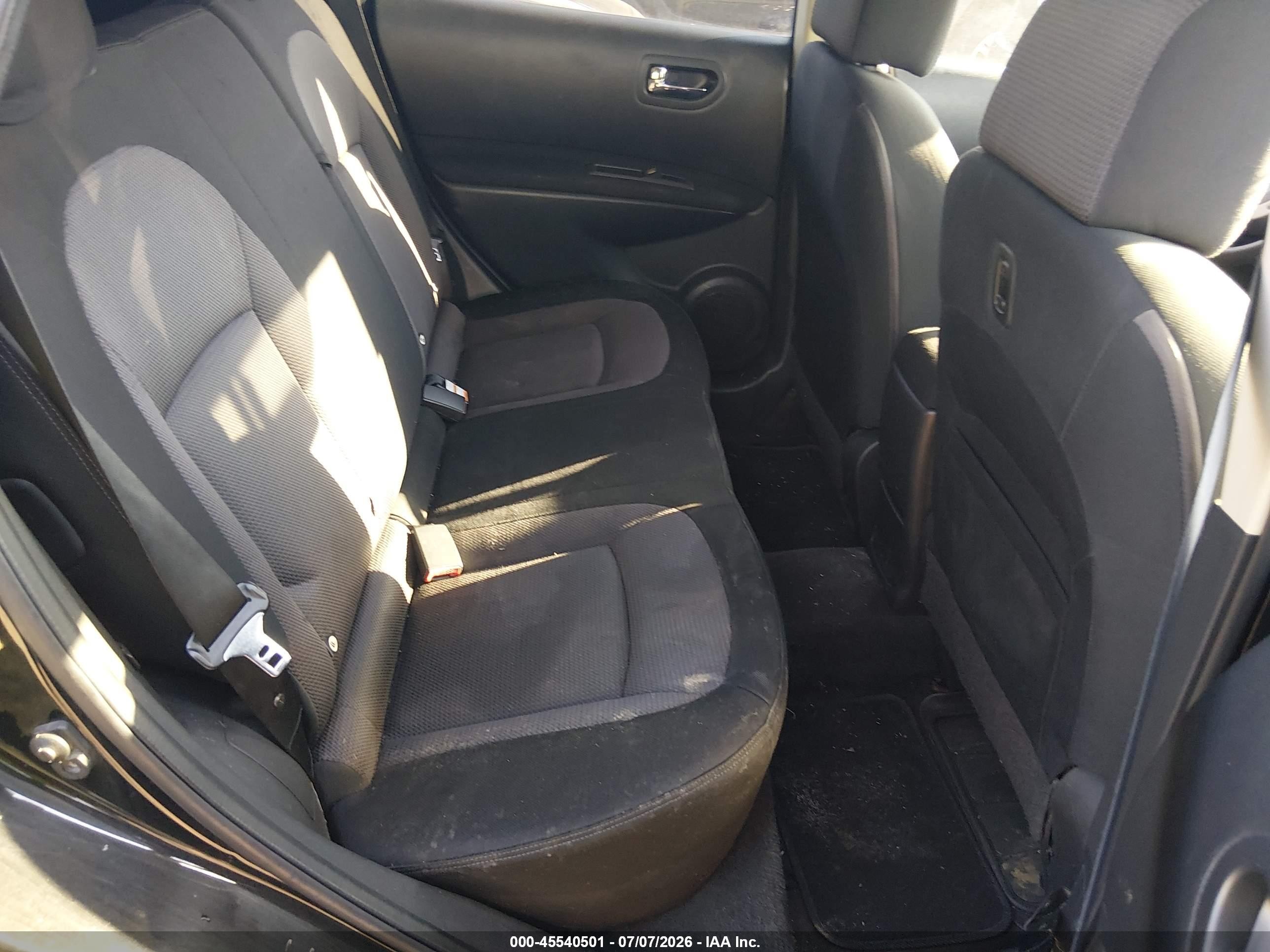 2008 Nissan Rogue Sl Black vin: JN8AS58T68W016288