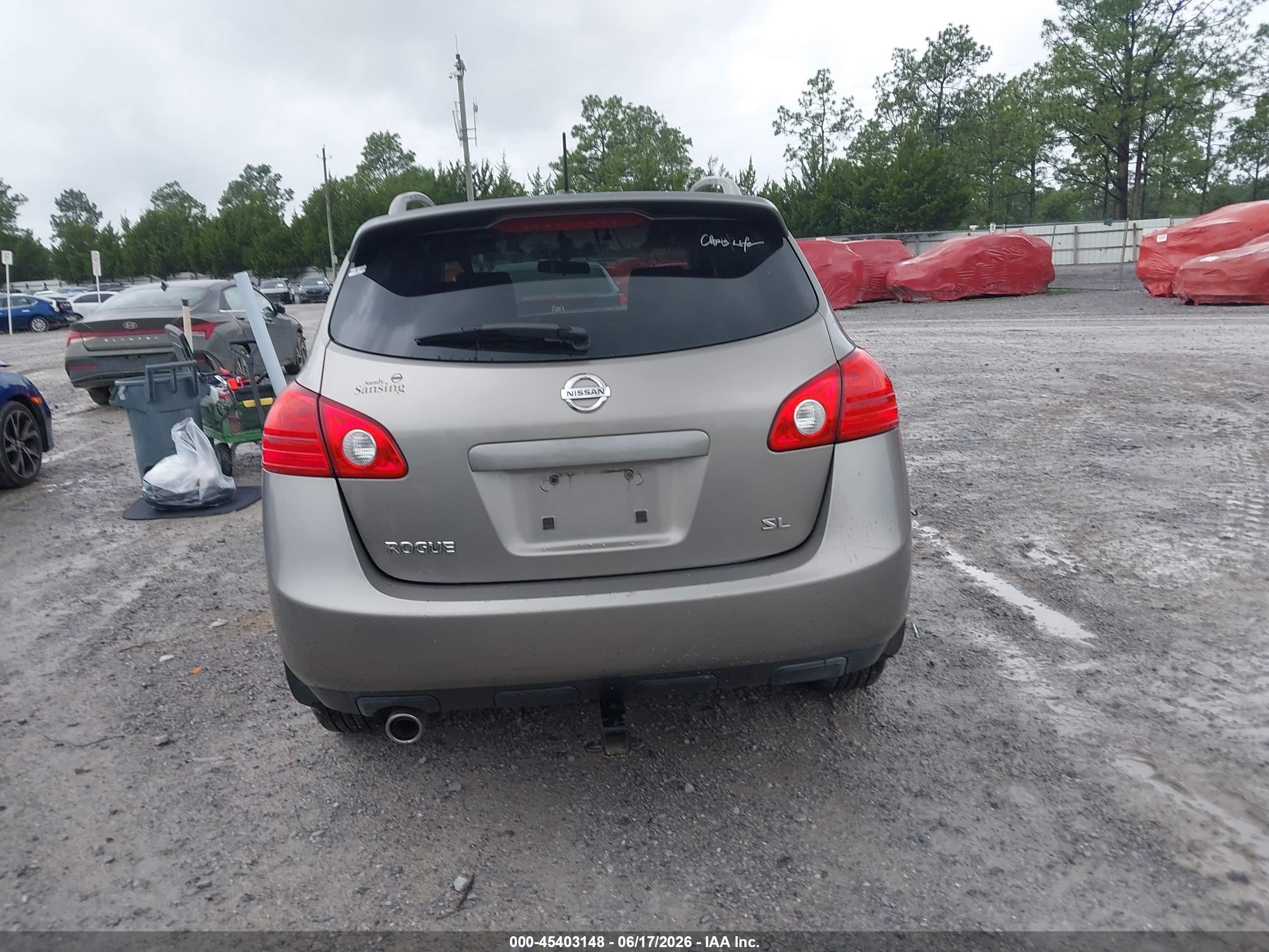 2008 Nissan Rogue Sl Champagne vin: JN8AS58T68W016520