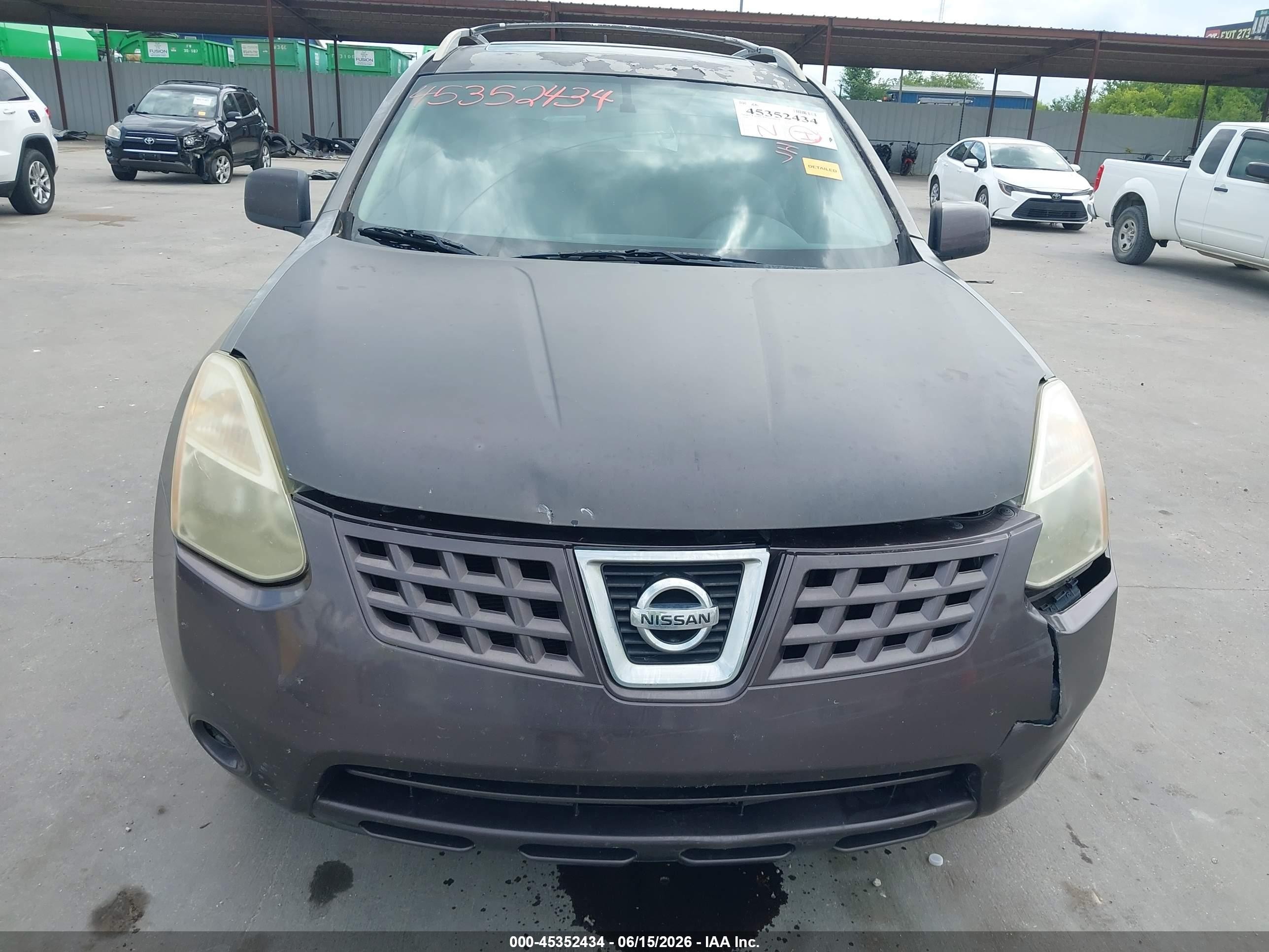 2008 Nissan Rogue Sl Brown vin: JN8AS58T68W018249