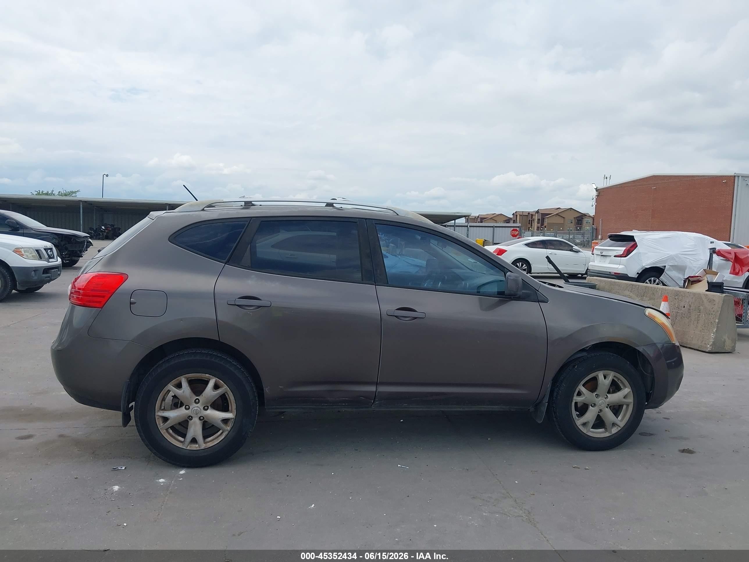 2008 Nissan Rogue Sl Brown vin: JN8AS58T68W018249