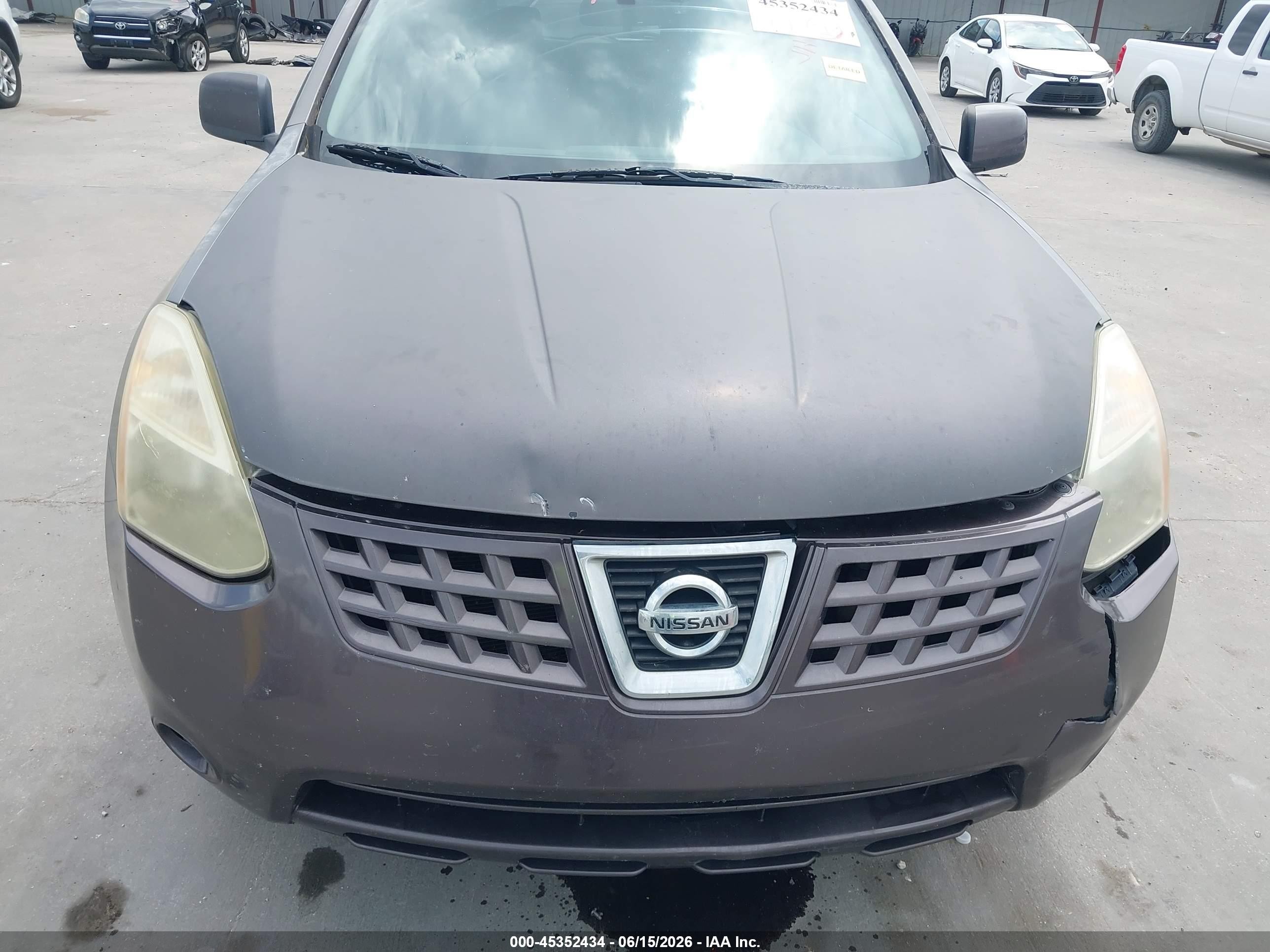 2008 Nissan Rogue Sl Brown vin: JN8AS58T68W018249