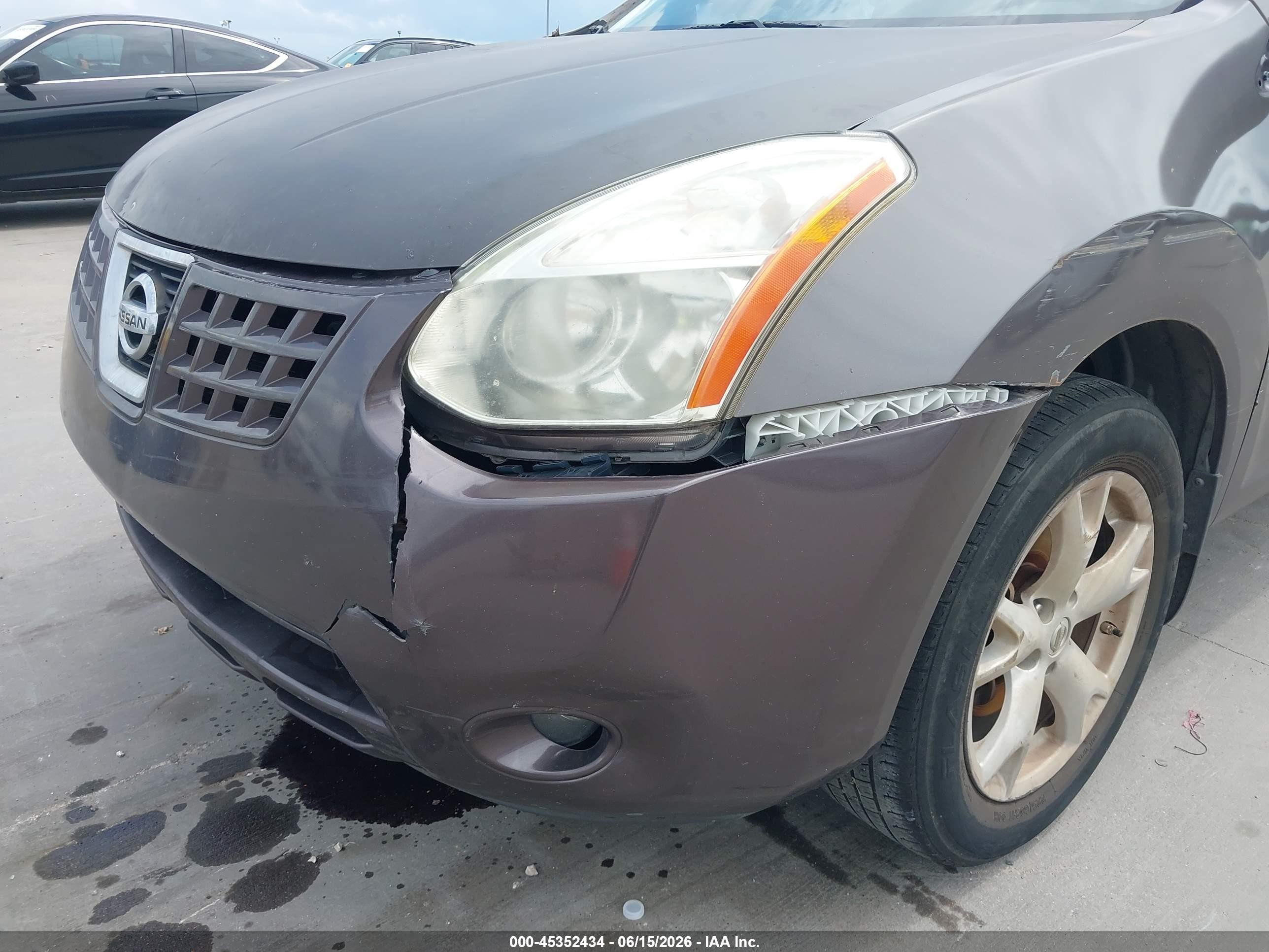 2008 Nissan Rogue Sl Brown vin: JN8AS58T68W018249