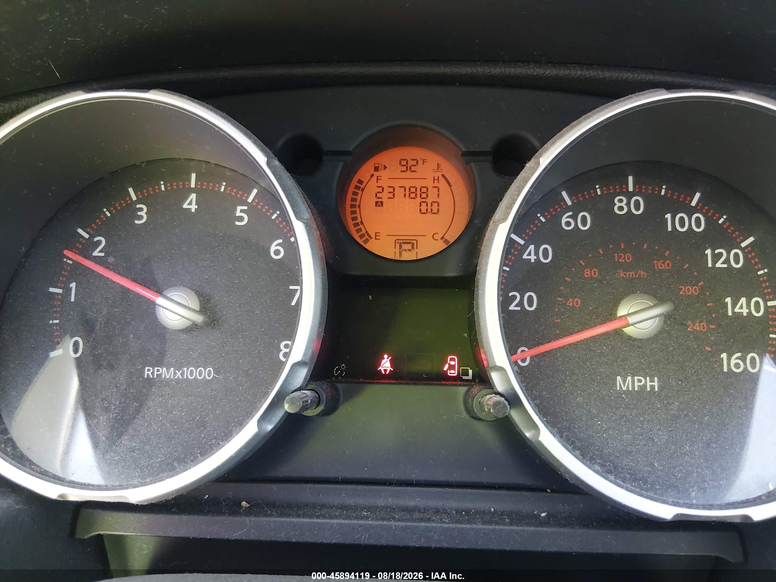 2008 Nissan Rogue Sl Gray vin: JN8AS58T68W302724