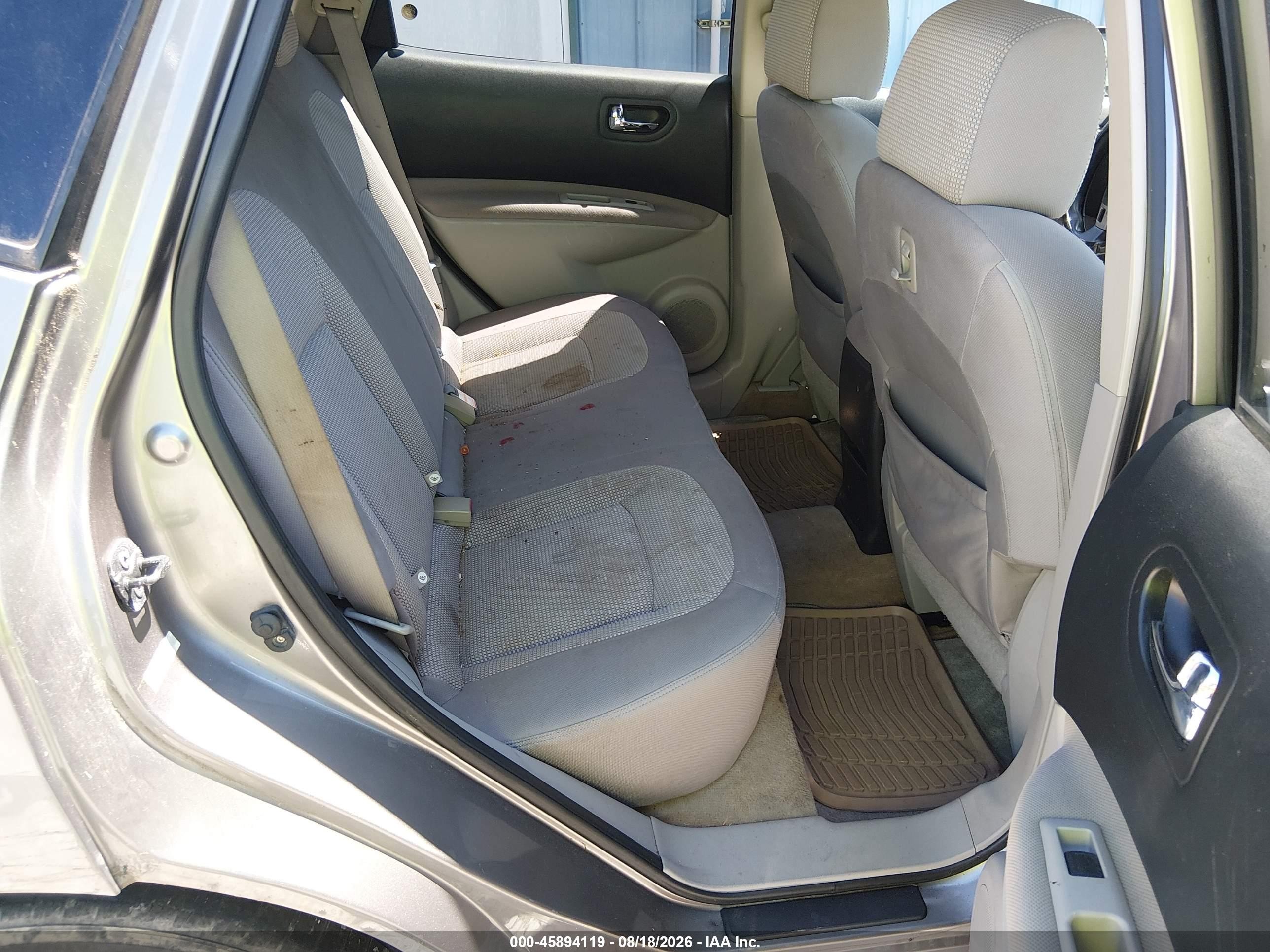 2008 Nissan Rogue Sl Gray vin: JN8AS58T68W302724