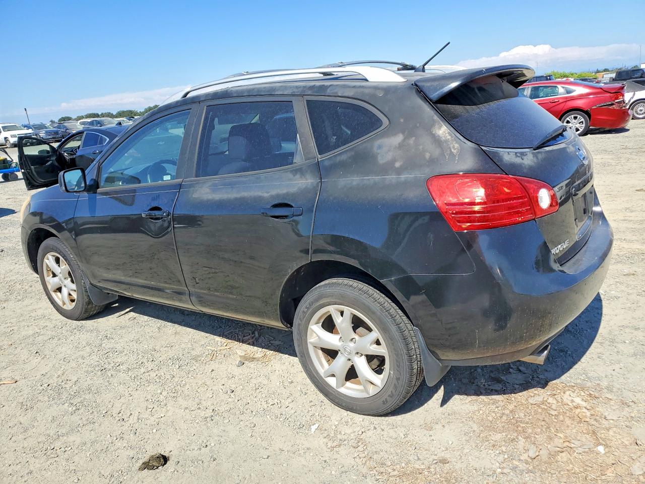 2009 Nissan Rogue S Black vin: JN8AS58T69W042438