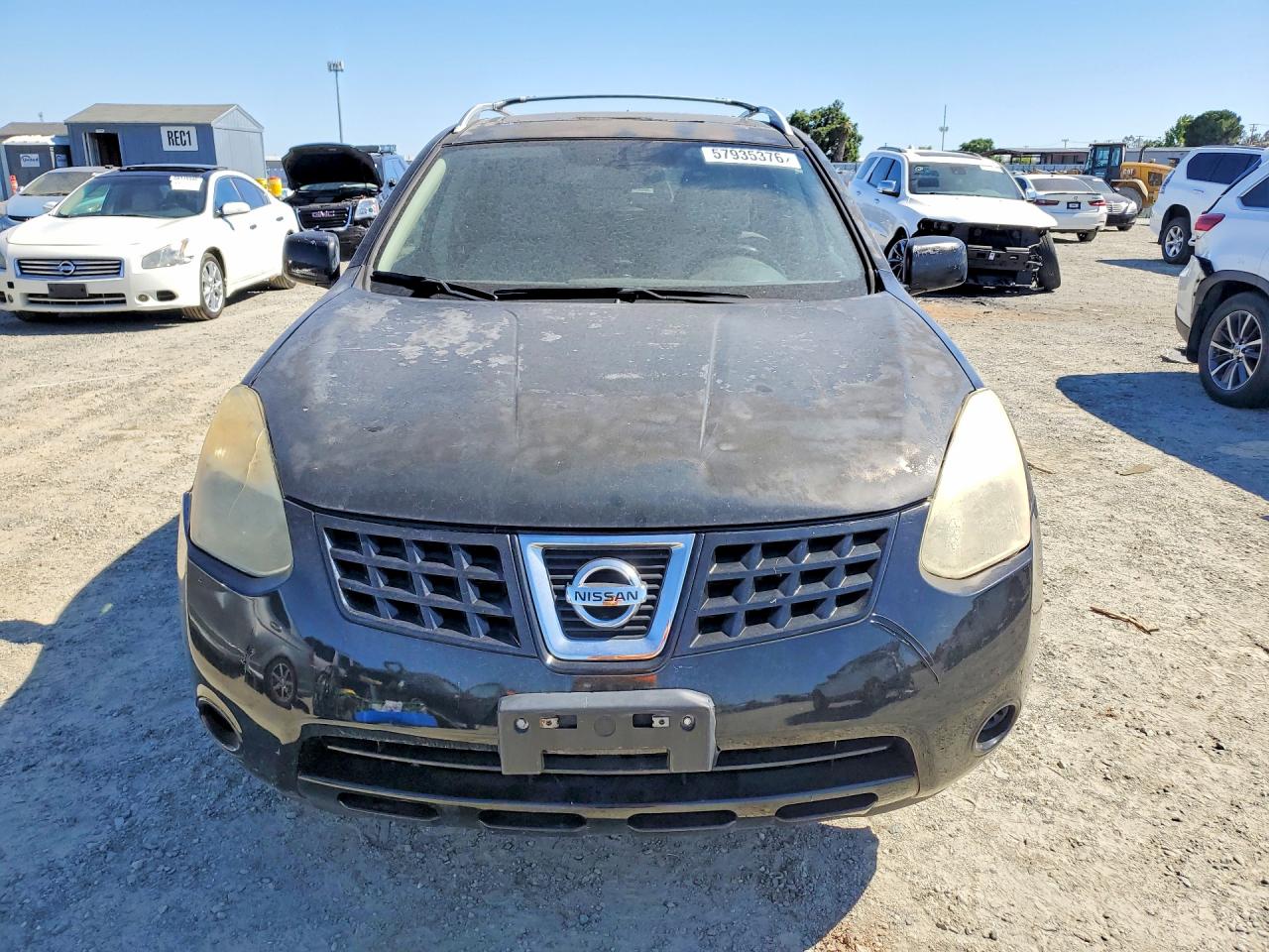 2009 Nissan Rogue S Black vin: JN8AS58T69W042438
