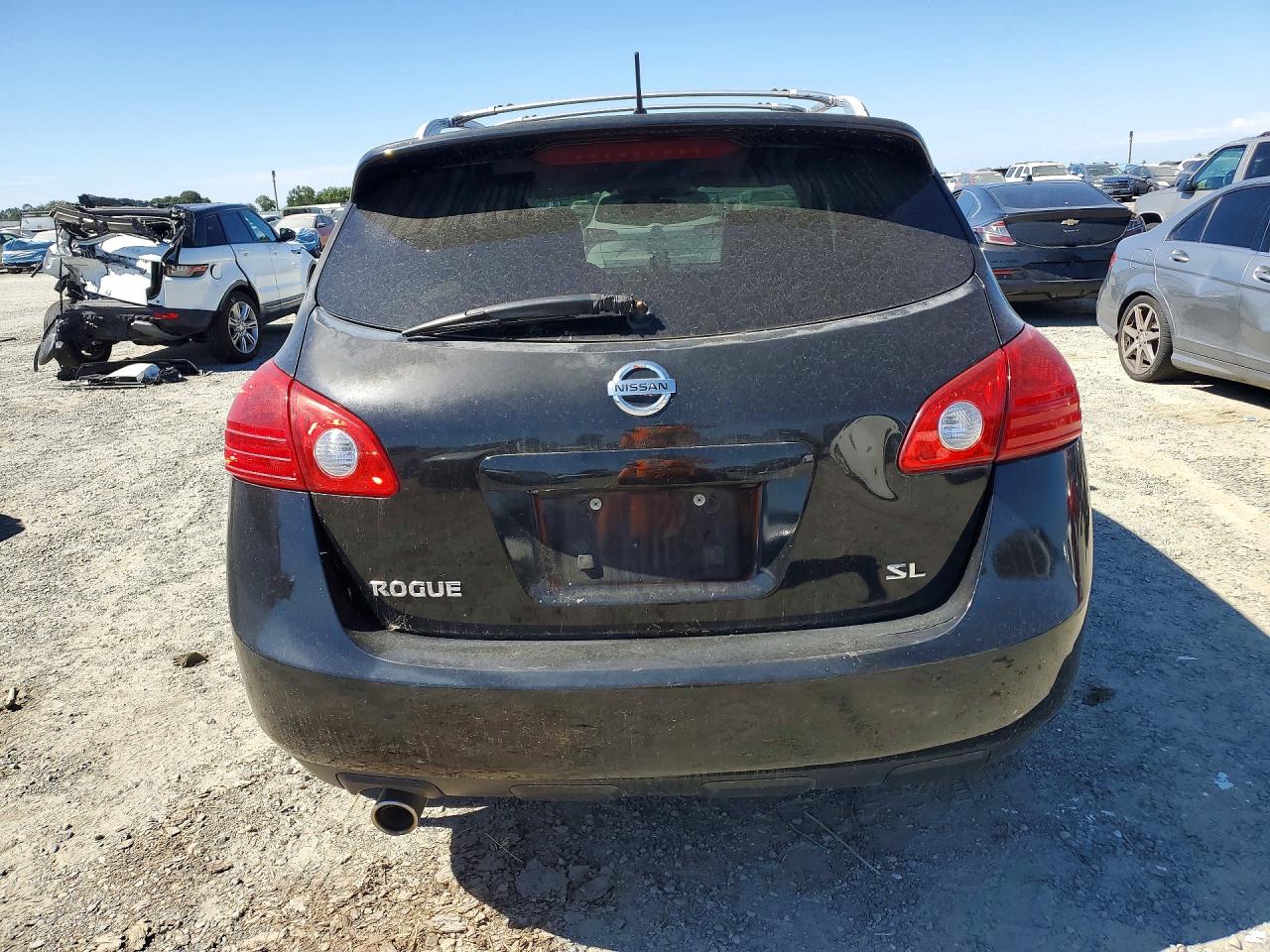2009 Nissan Rogue S Black vin: JN8AS58T69W042438