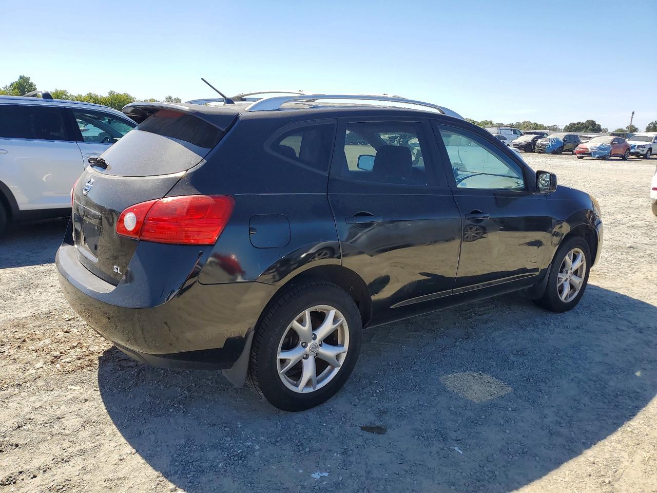 2009 Nissan Rogue S Black vin: JN8AS58T69W042438