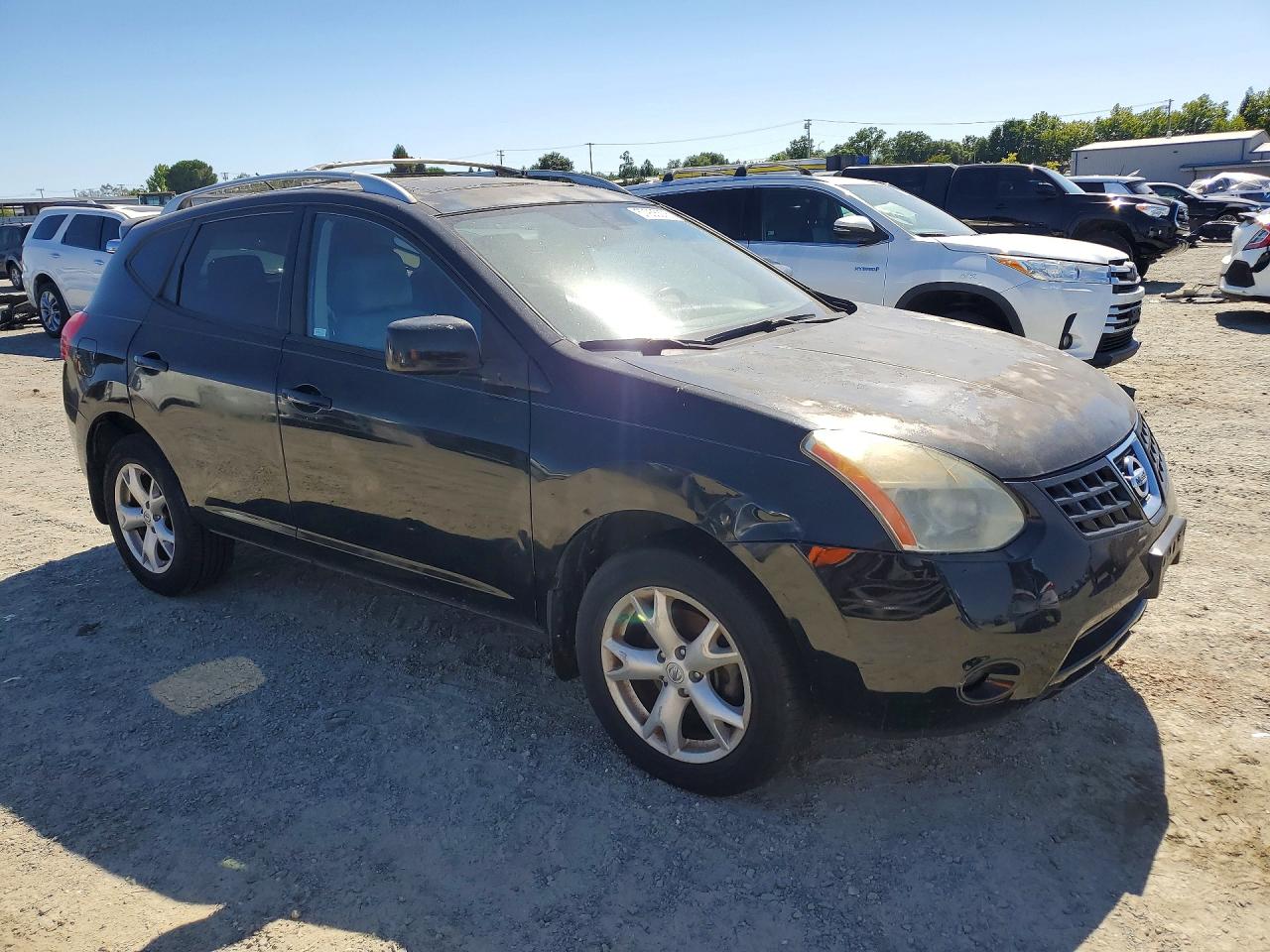 2009 Nissan Rogue S Black vin: JN8AS58T69W042438