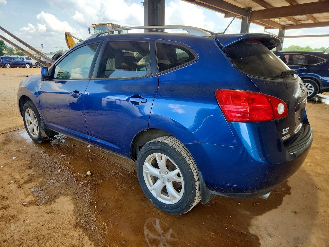 2009 Nissan Rogue S Blue vin: JN8AS58T69W045260