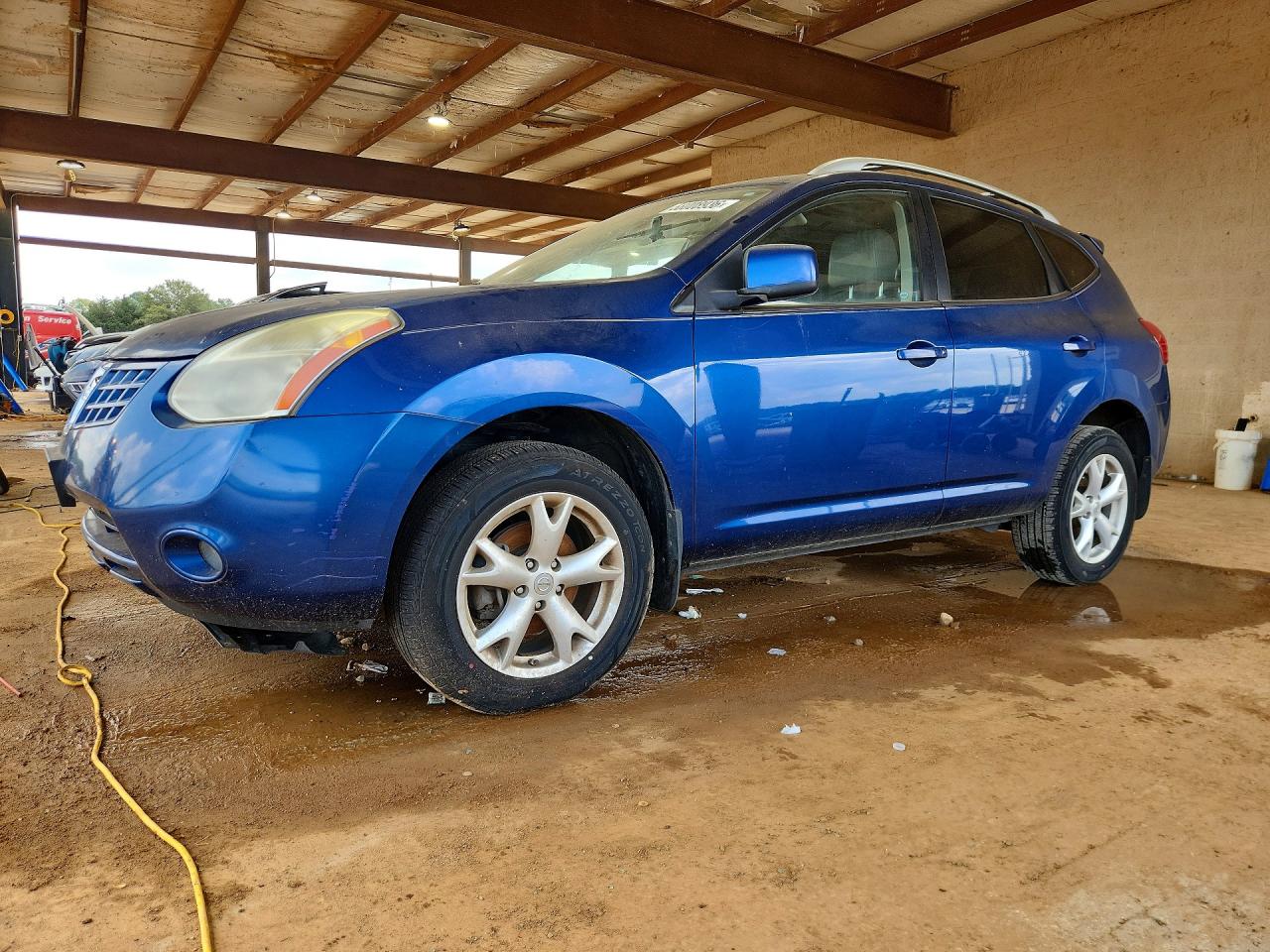 2009 Nissan Rogue S Blue vin: JN8AS58T69W045260