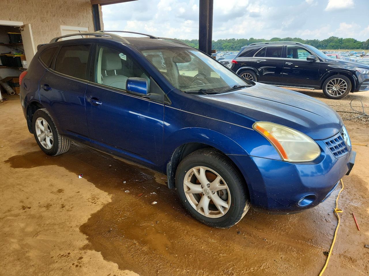 2009 Nissan Rogue S Blue vin: JN8AS58T69W045260