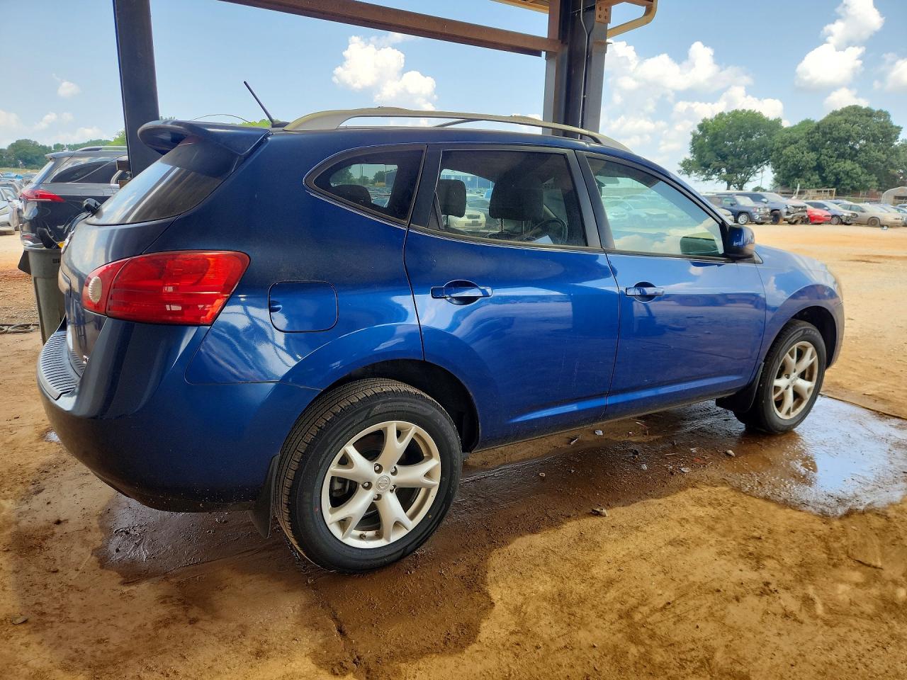 2009 Nissan Rogue S Blue vin: JN8AS58T69W045260