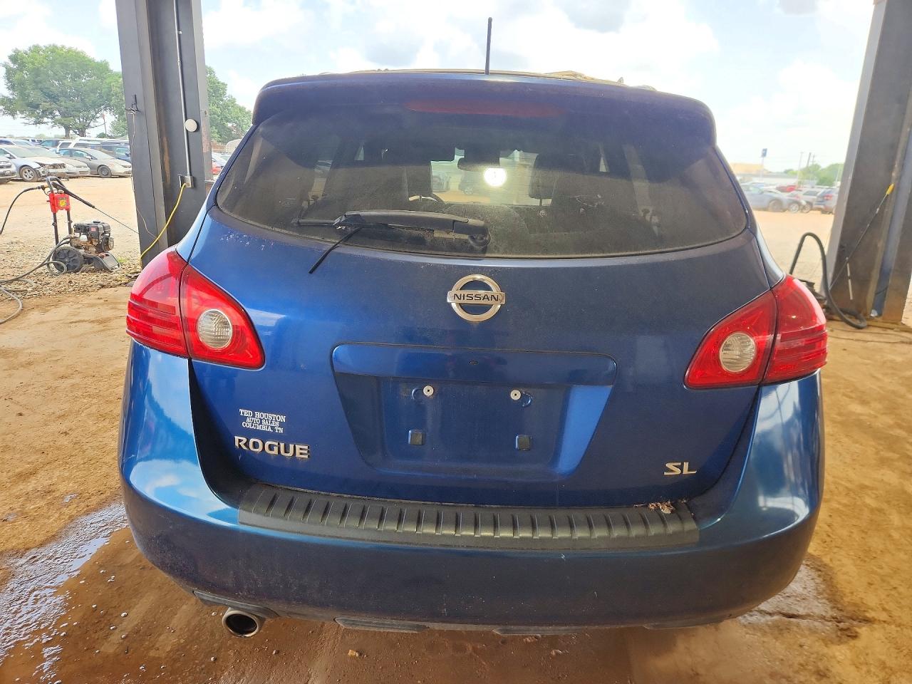 2009 Nissan Rogue S Blue vin: JN8AS58T69W045260