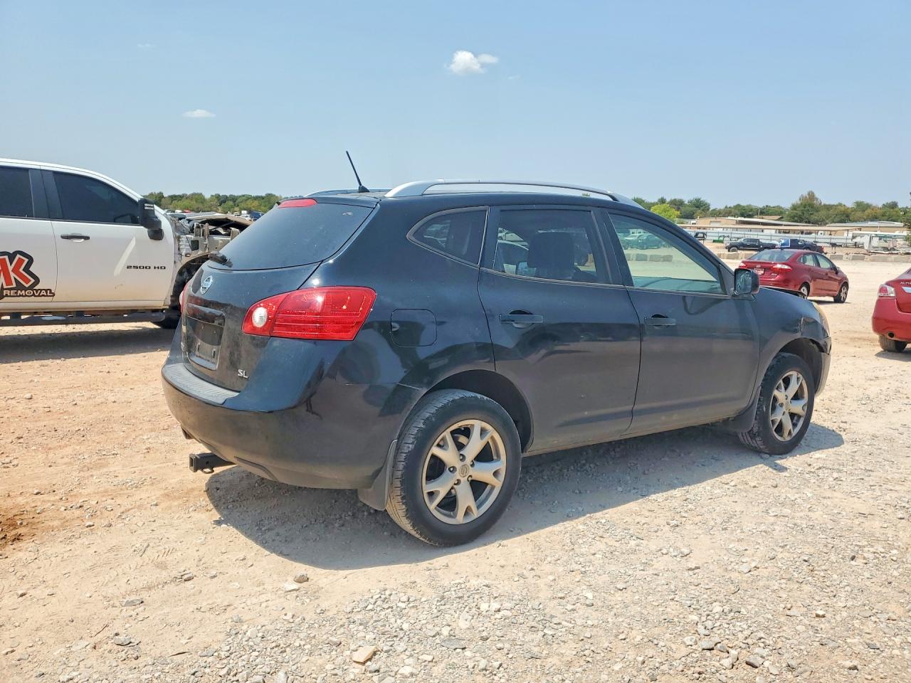 2009 Nissan Rogue S Black vin: JN8AS58T69W048109