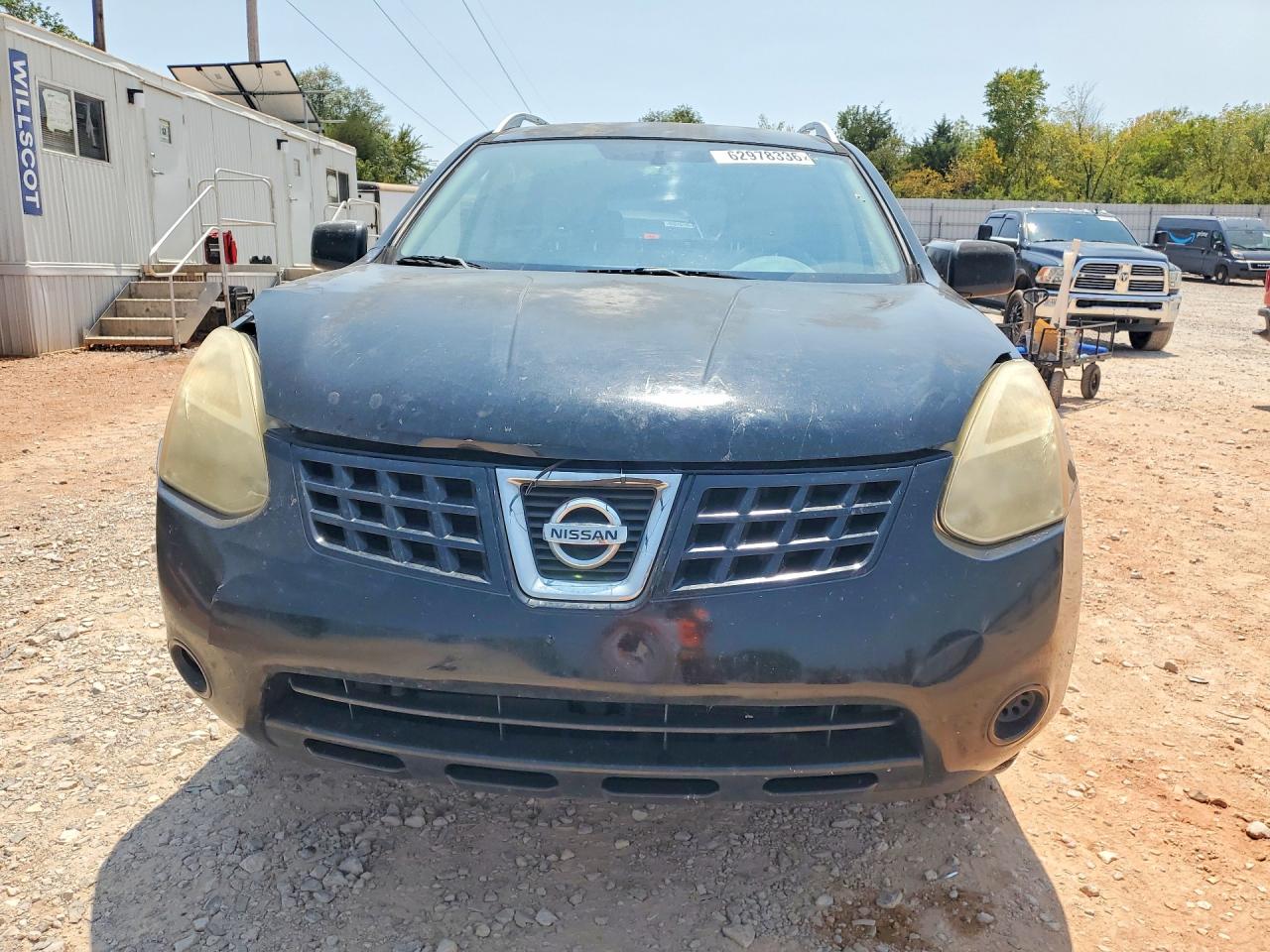 2009 Nissan Rogue S Black vin: JN8AS58T69W048109