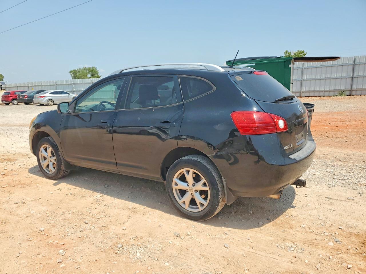 2009 Nissan Rogue S Black vin: JN8AS58T69W048109