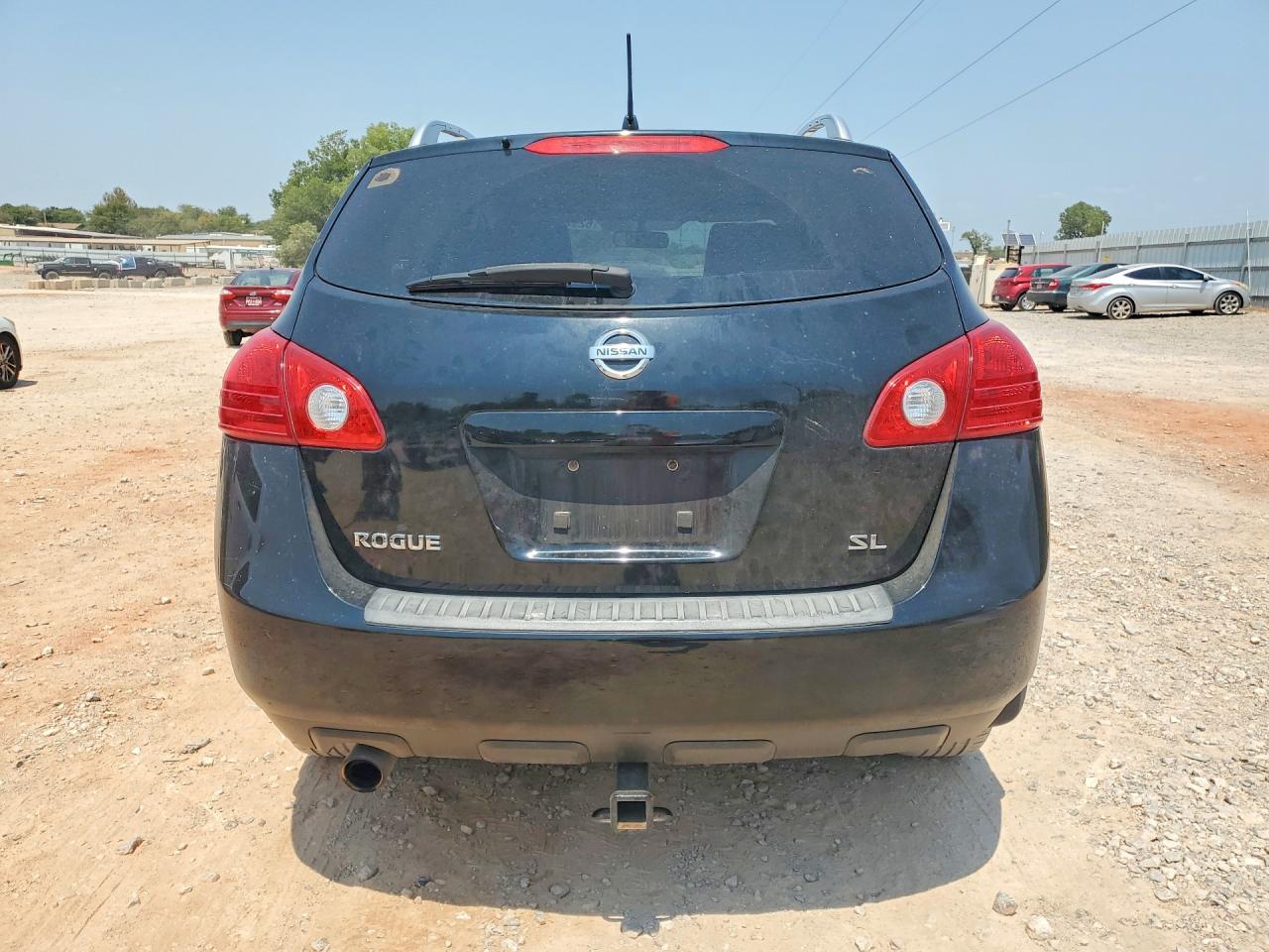 2009 Nissan Rogue S Black vin: JN8AS58T69W048109