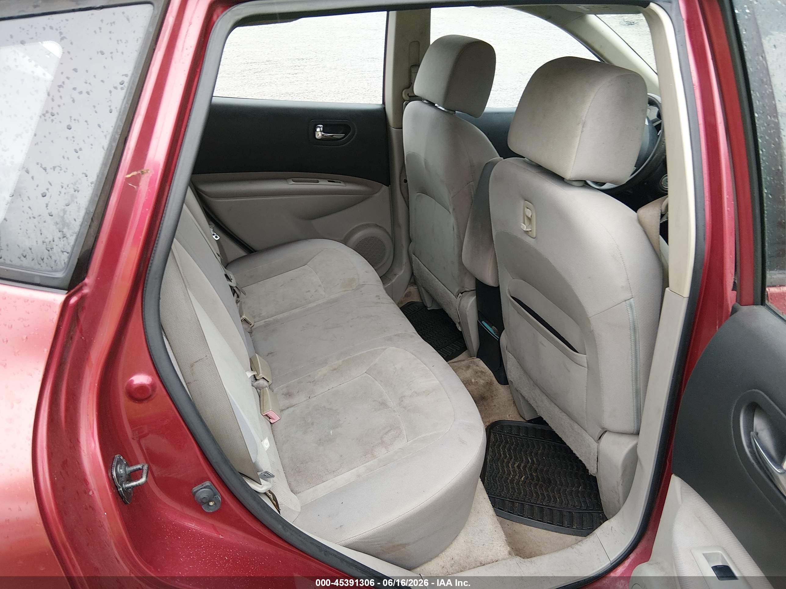 2009 Nissan Rogue S Maroon vin: JN8AS58T69W052614