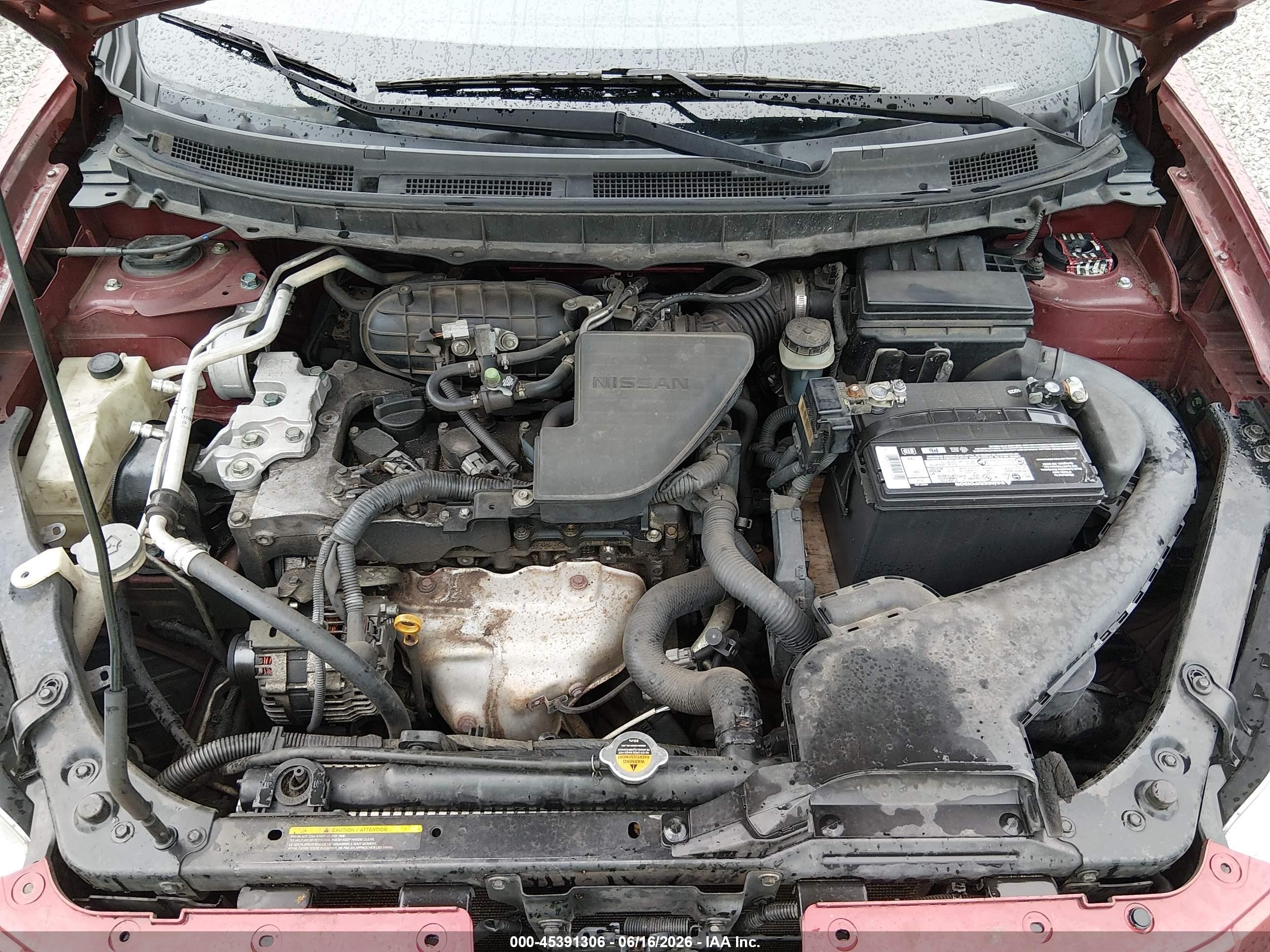 2009 Nissan Rogue S Maroon vin: JN8AS58T69W052614