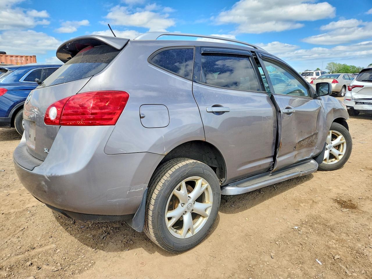 2009 Nissan Rogue S Brown vin: JN8AS58T69W323655