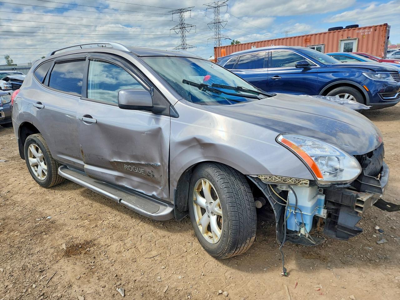 2009 Nissan Rogue S Brown vin: JN8AS58T69W323655