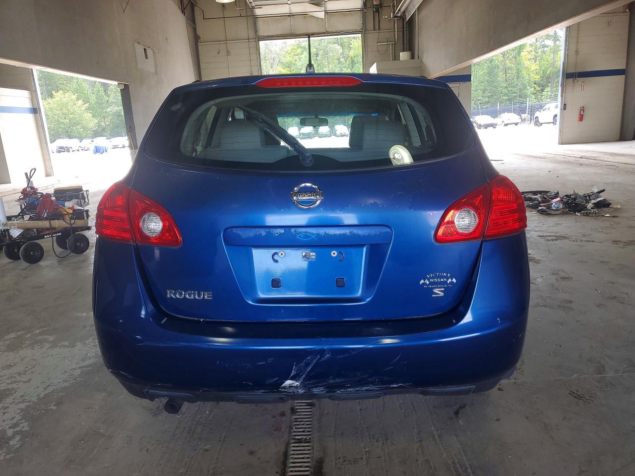 2008 Nissan Rogue S Blue vin: JN8AS58T78W003937