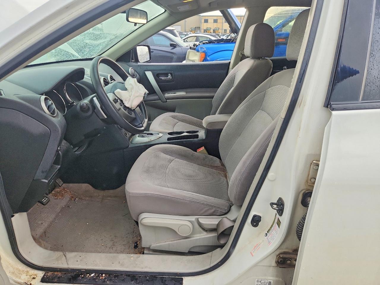 2008 Nissan Rogue S White vin: JN8AS58T78W015859
