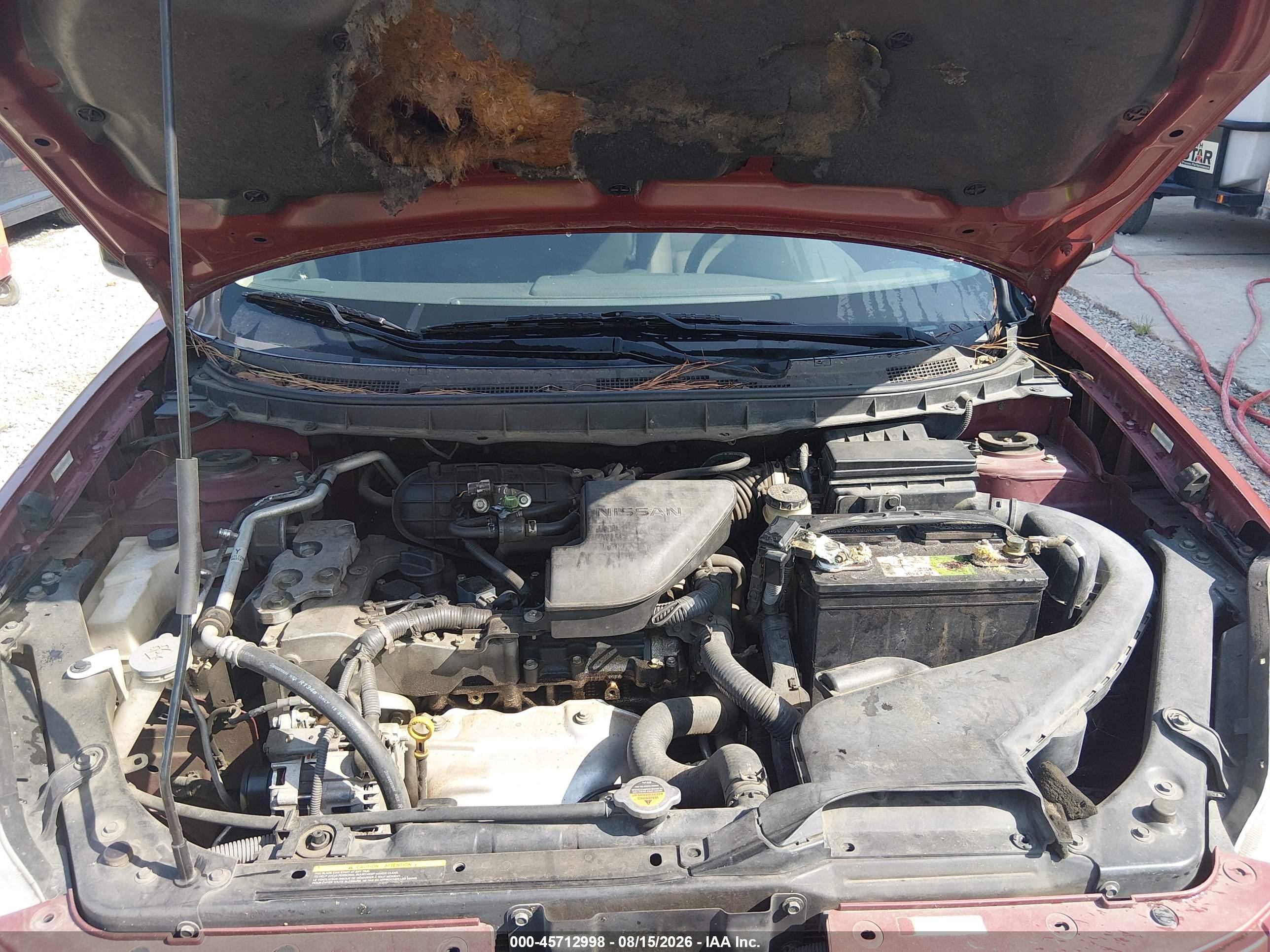 2008 Nissan Rogue S Красный vin: JN8AS58T78W022410