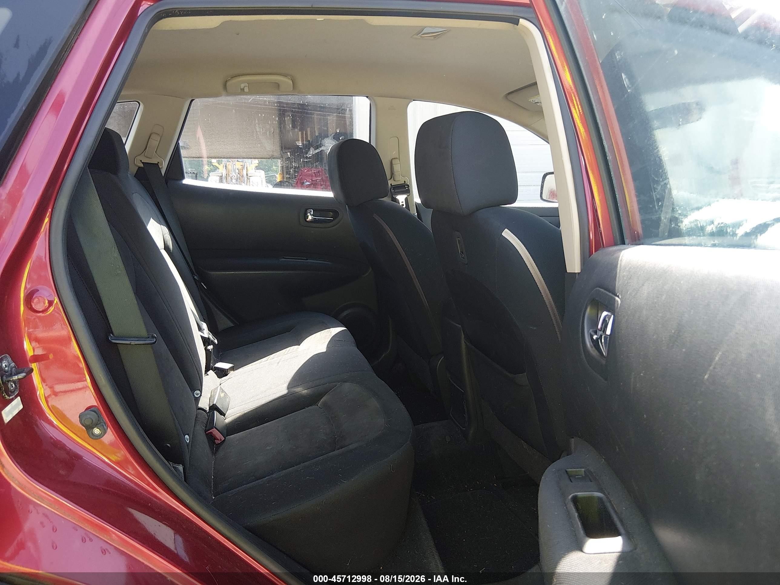 2008 Nissan Rogue S Красный vin: JN8AS58T78W022410
