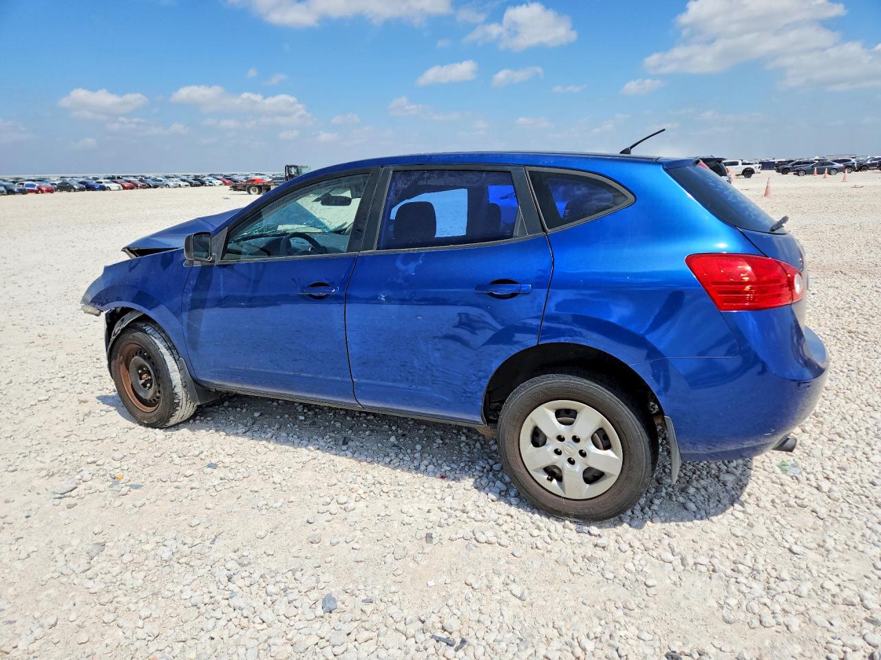 2008 Nissan Rogue S Blue vin: JN8AS58T78W022617