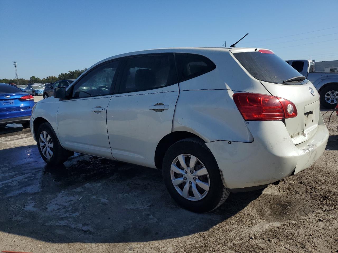 2009 Nissan Rogue S/sl Белый vin: JN8AS58T79W040827