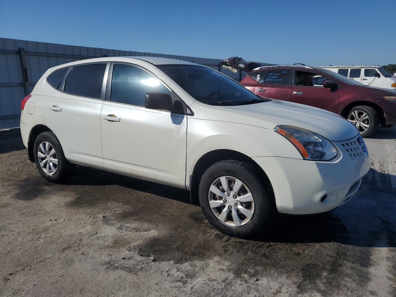 2009 Nissan Rogue S/sl Белый vin: JN8AS58T79W040827