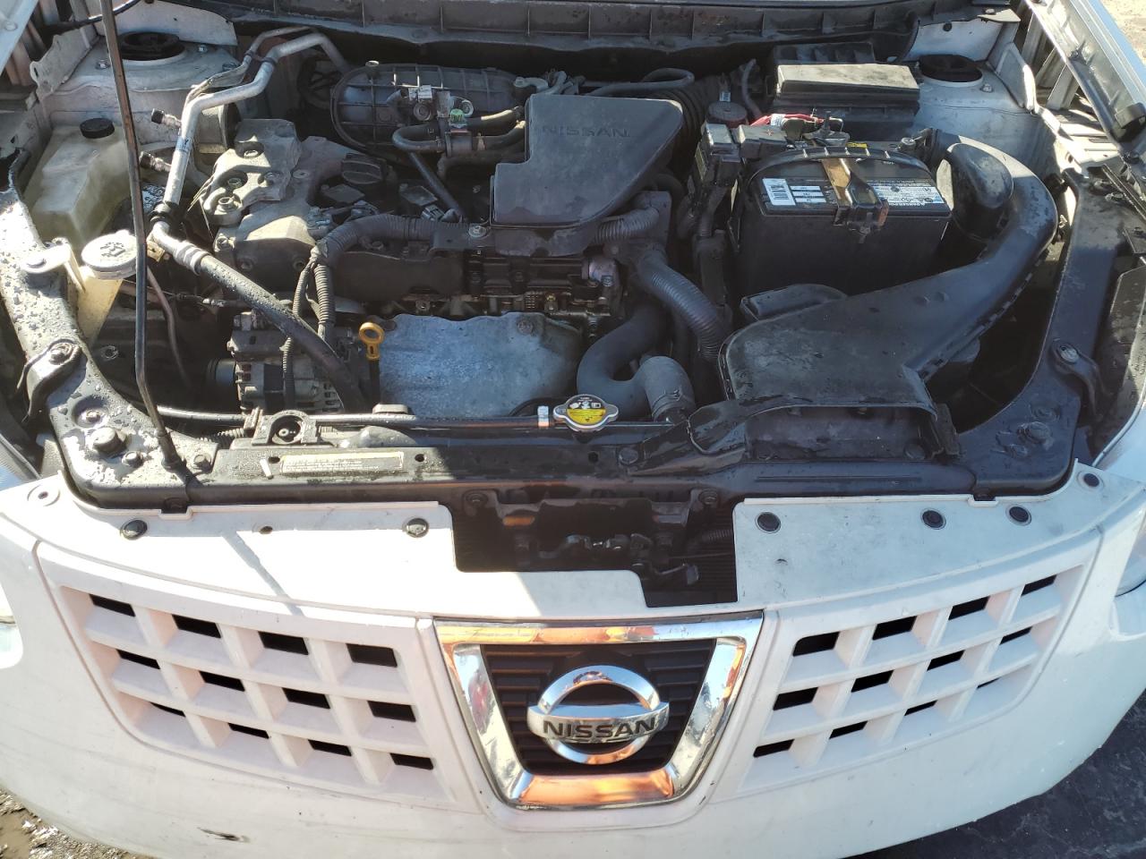2009 Nissan Rogue S/sl Белый vin: JN8AS58T79W040827