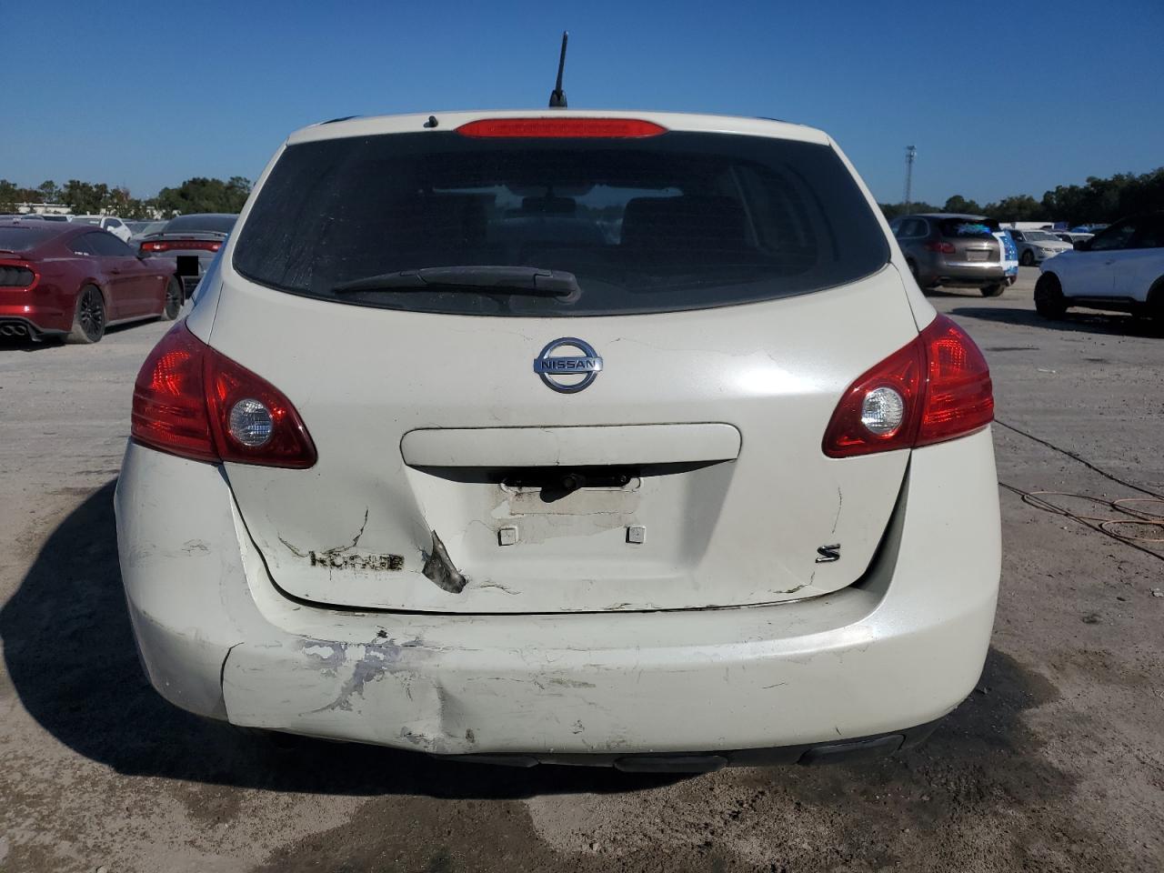 2009 Nissan Rogue S/sl Белый vin: JN8AS58T79W040827