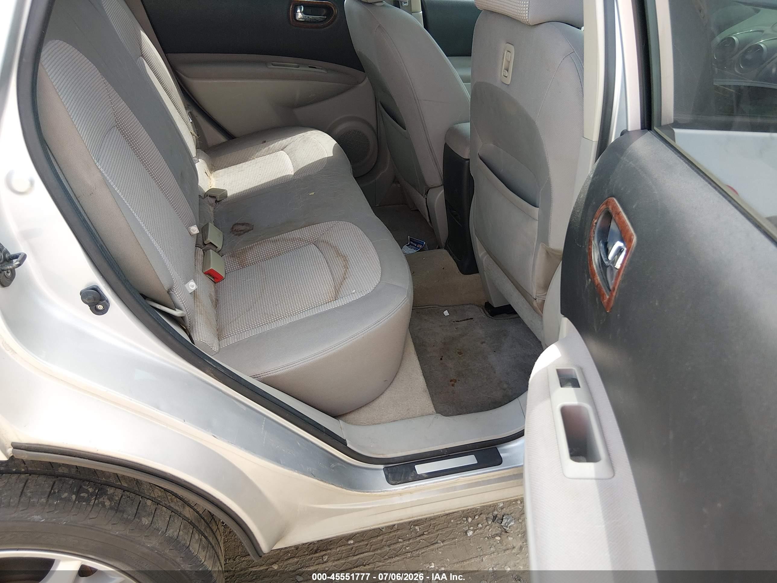 2009 Nissan Rogue Sl Silver vin: JN8AS58T79W041587