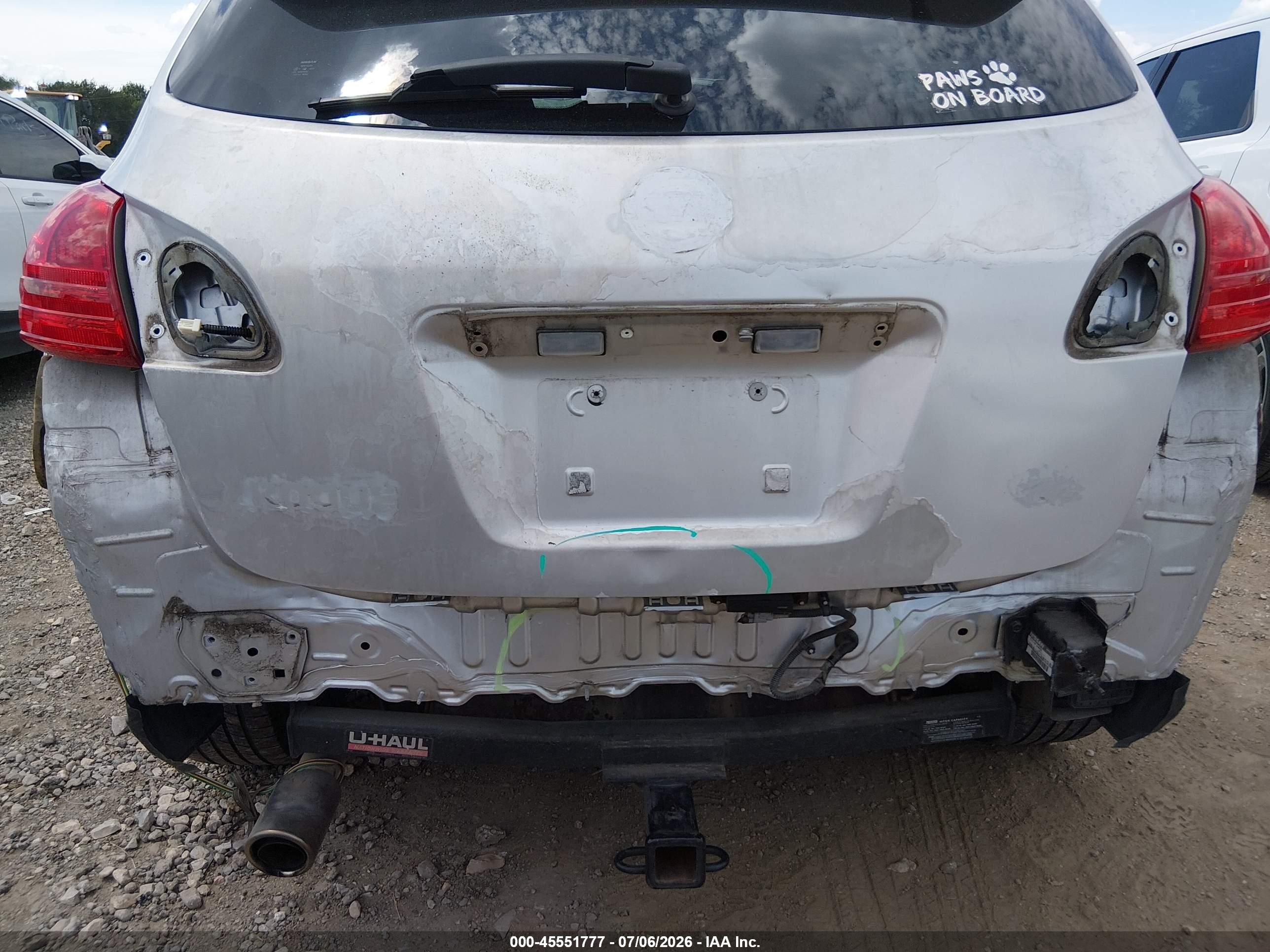 2009 Nissan Rogue Sl Silver vin: JN8AS58T79W041587