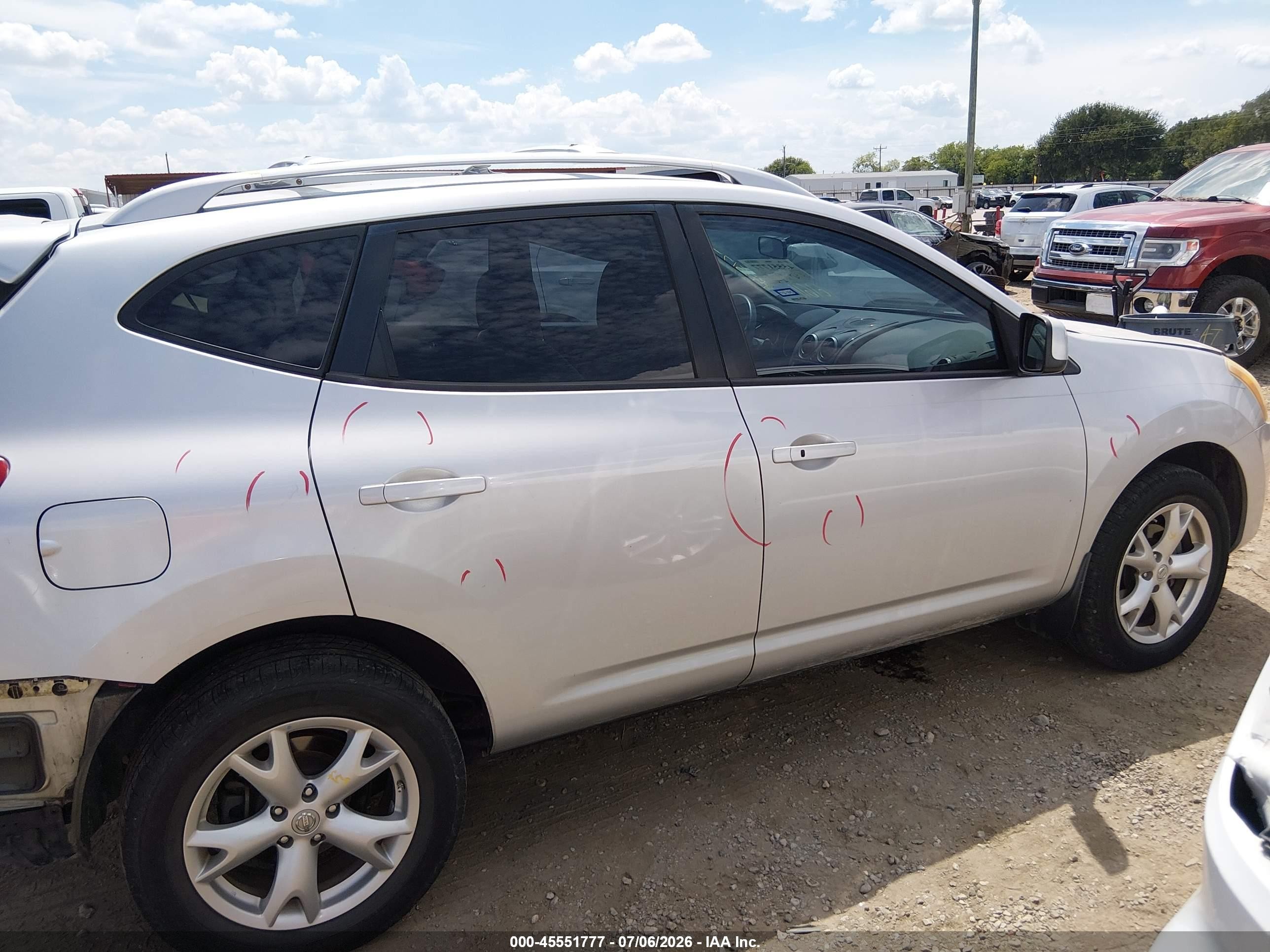 2009 Nissan Rogue Sl Silver vin: JN8AS58T79W041587