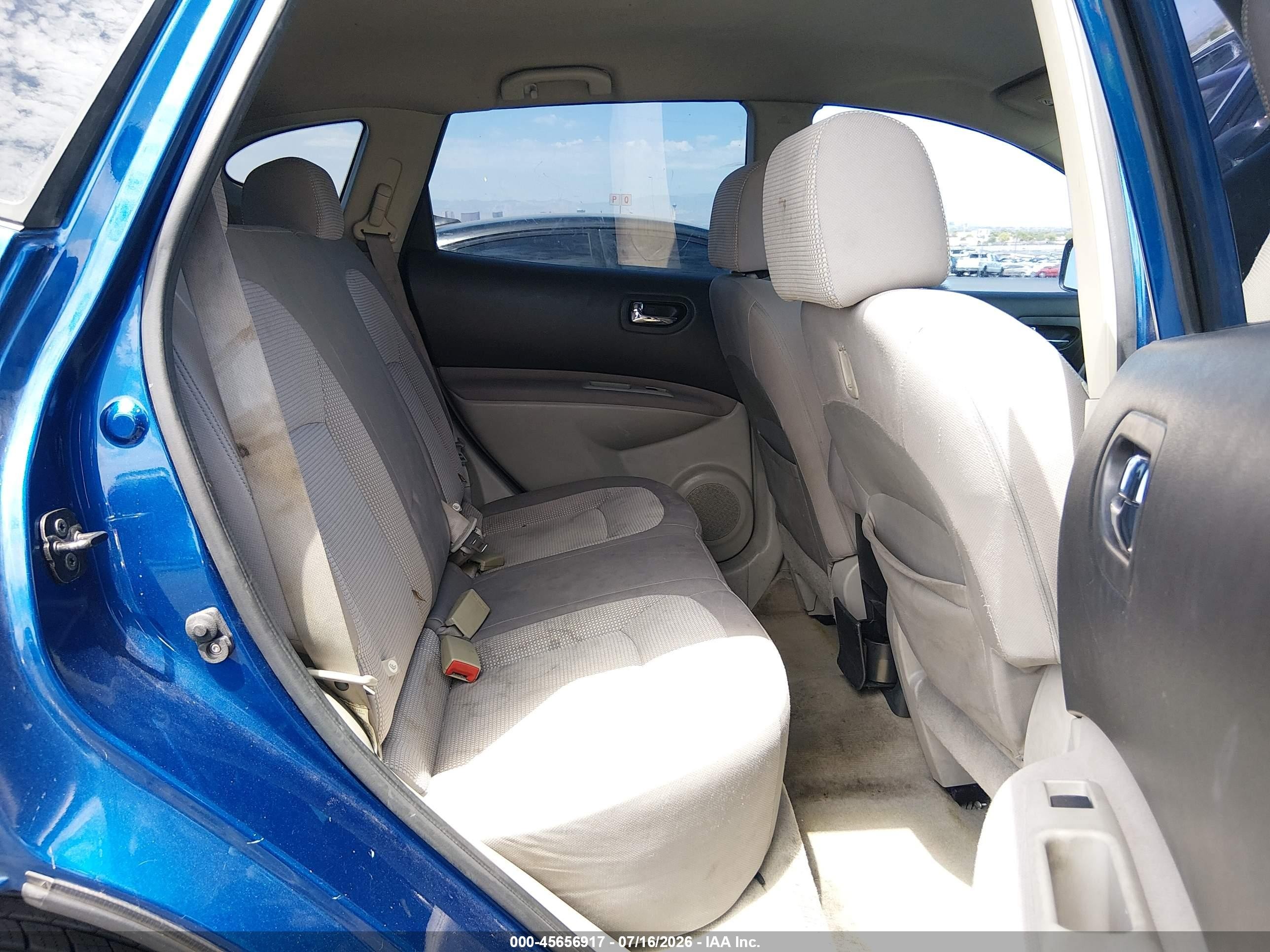 2009 Nissan Rogue Sl Blue vin: JN8AS58T79W045591