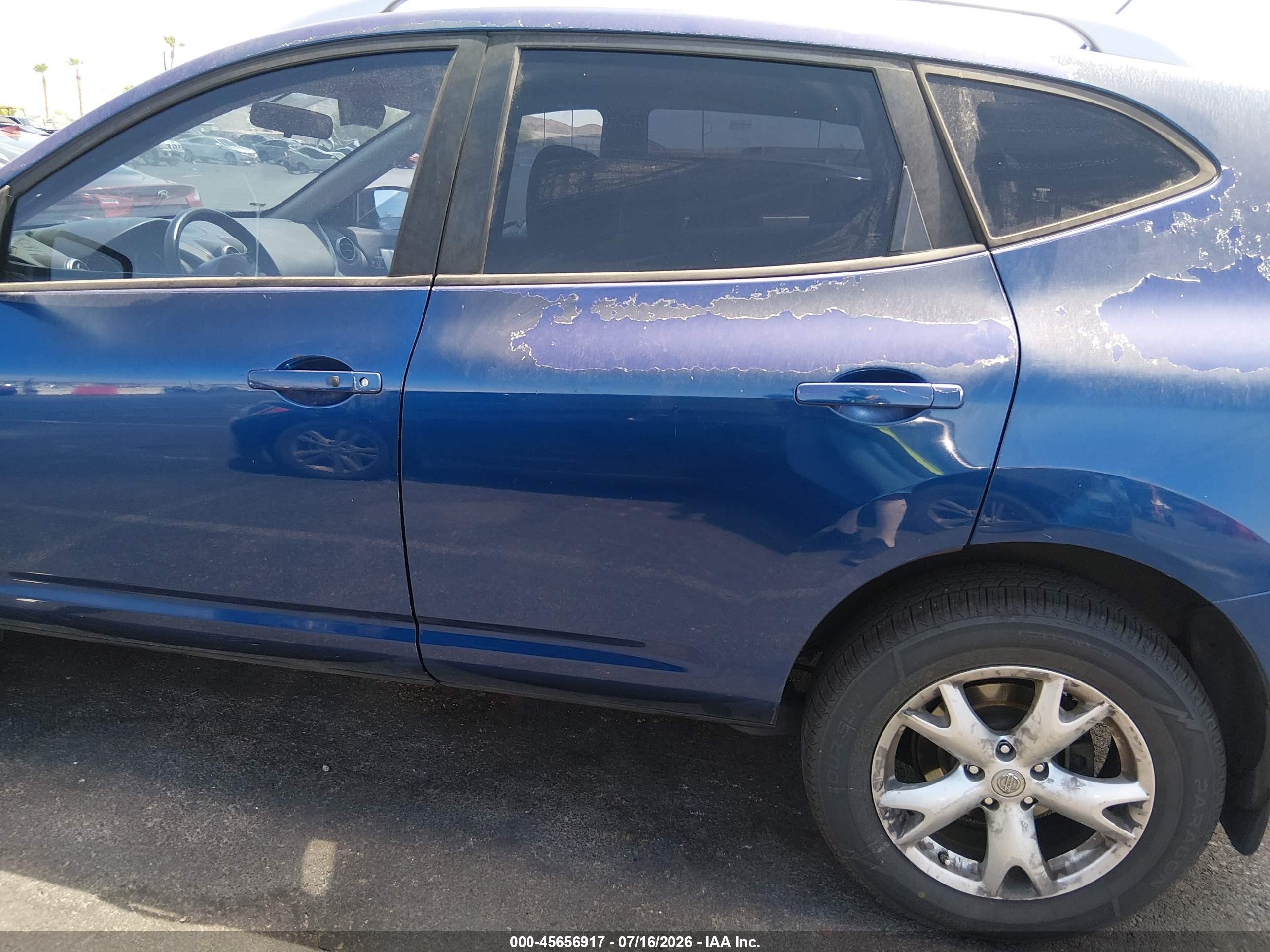 2009 Nissan Rogue Sl Blue vin: JN8AS58T79W045591
