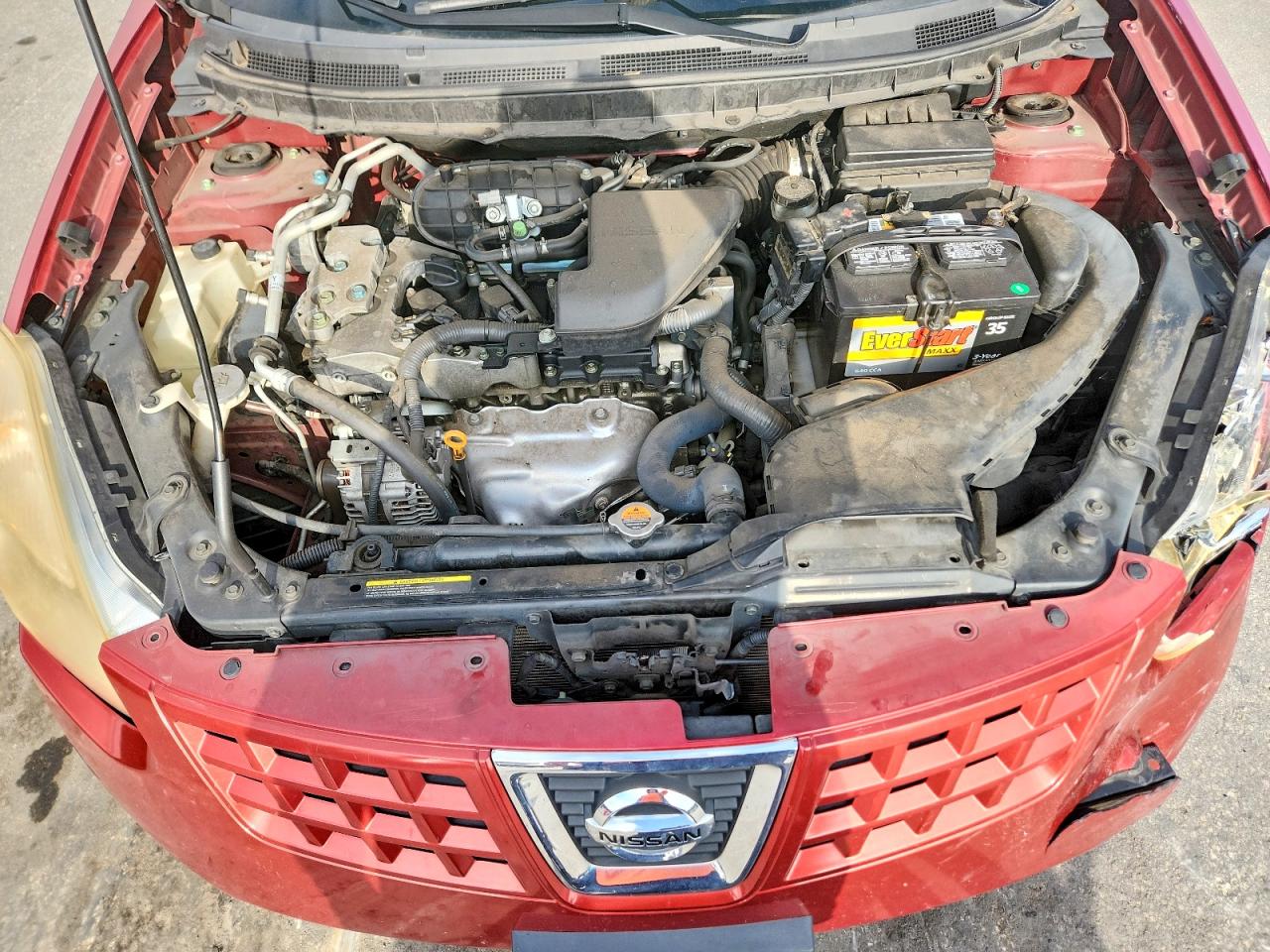2009 Nissan Rogue S Красный vin: JN8AS58T79W046448