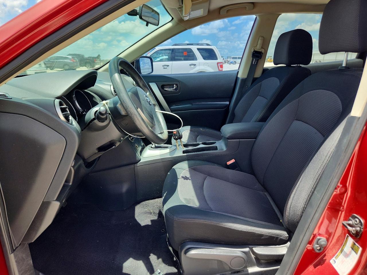2009 Nissan Rogue S Red vin: JN8AS58T79W048183