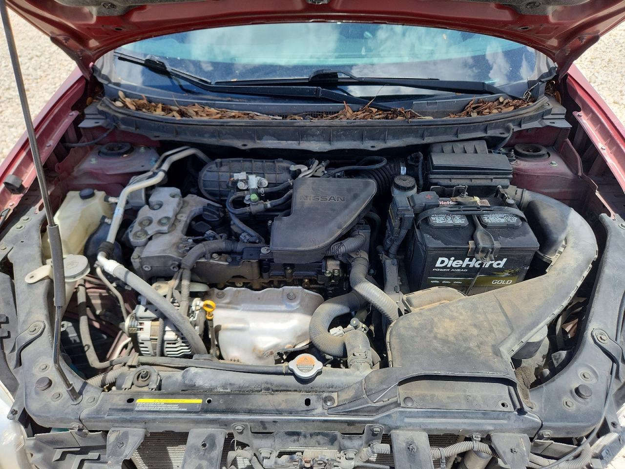 2009 Nissan Rogue S Red vin: JN8AS58T79W048183