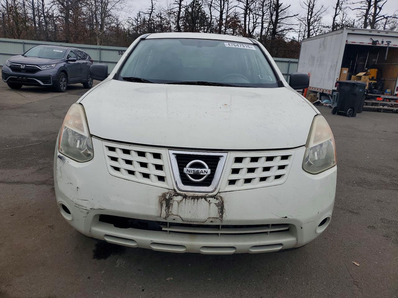 2009 Nissan Rogue S White vin: JN8AS58T79W048880